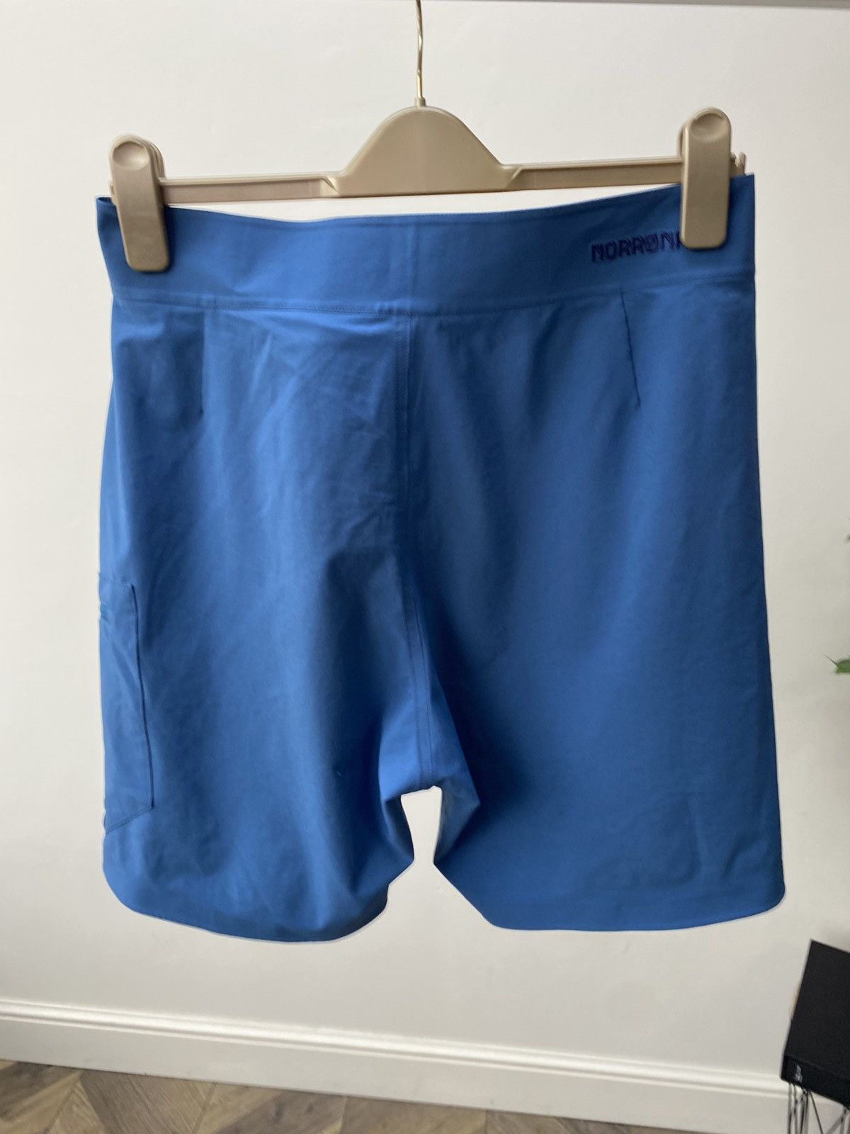 Norrona Vintage Norrona Men's Blue Baggy Super Lightweight Shorts Size US 34 / EU 50 - 7 Thumbnail
