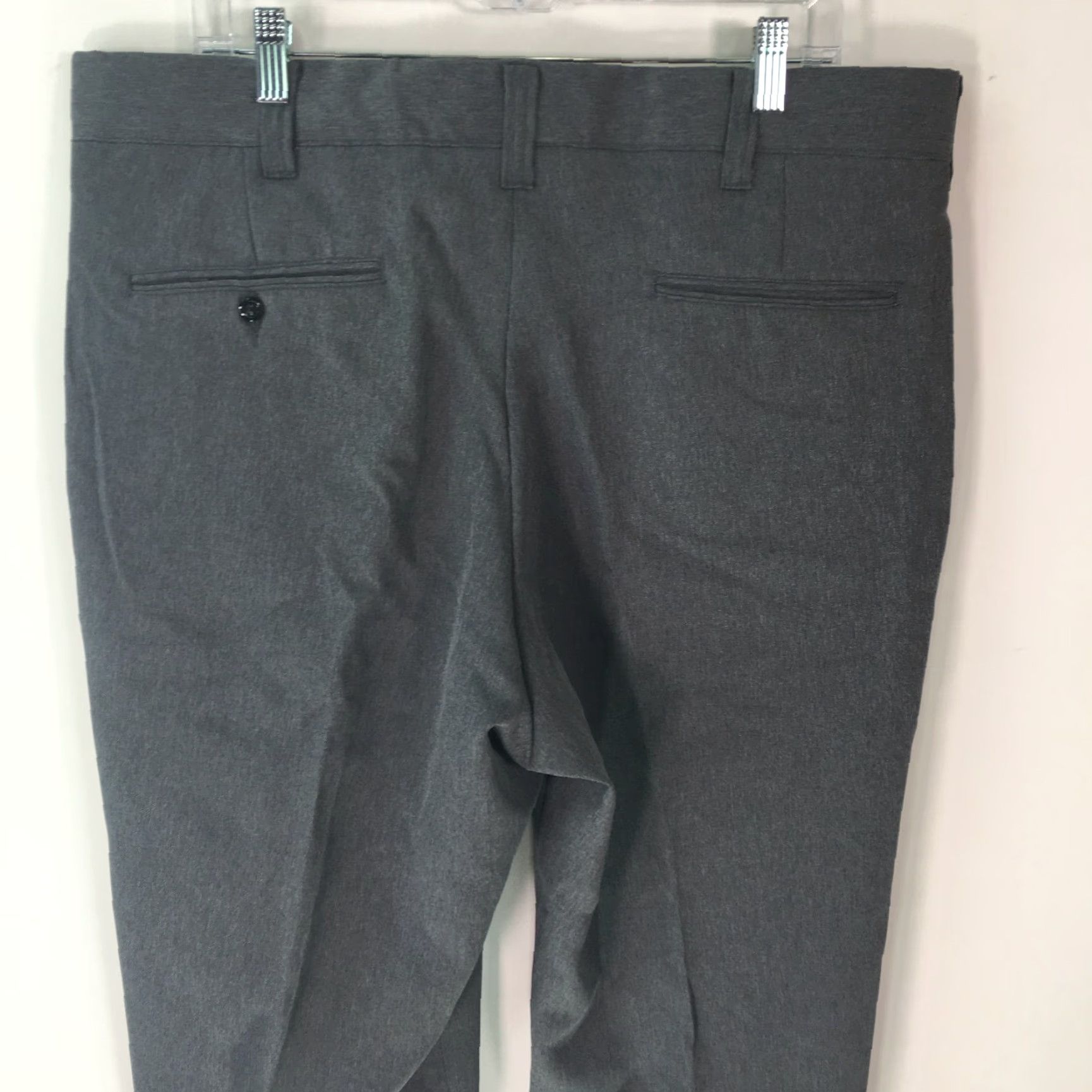 Vintage VINTAGE Lion Men's Dress Pants Size 38 High Rise Pleated Straight Gray 90s Men's Fashion Size US 38 / EU 54 - 3 Thumbnail