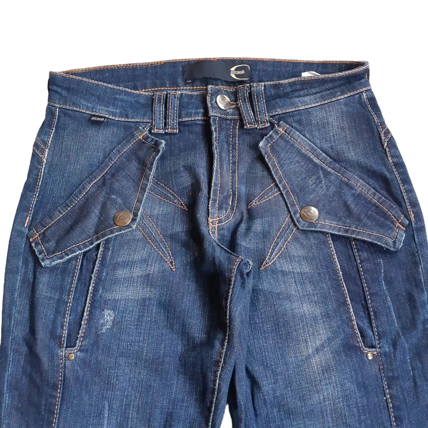 Roberto Cavalli Roberto Cavalli Just Cavalli Bush Jeans Pants Skinny Vintage Size 26" / US 2 / IT 38 - 2 Thumbnail
