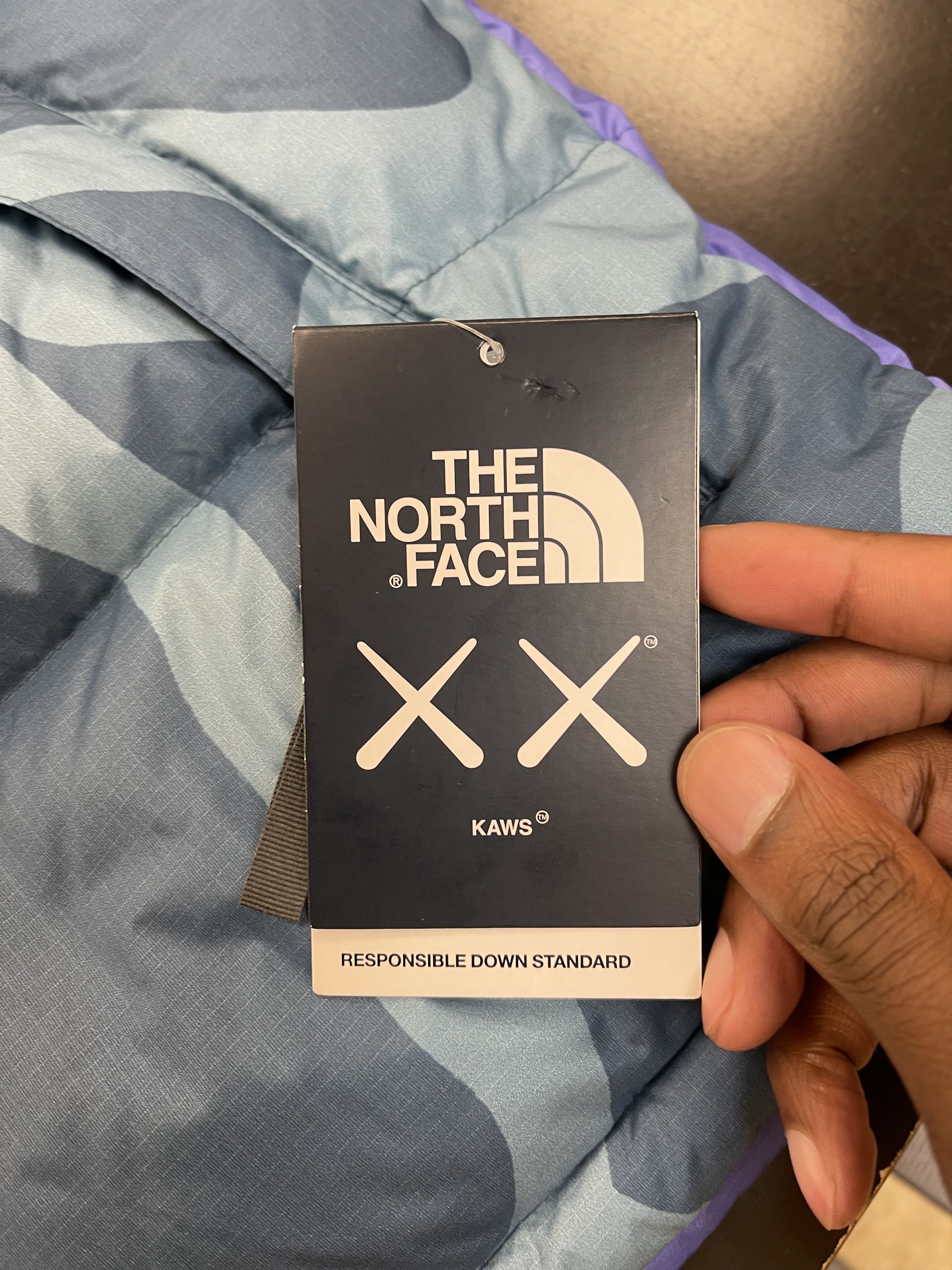 Kaws × The North Face KAWS x North Face Retro 96 Jacket Monterey Blue Nuptse Print Size US M / EU 48-50 / 2 - 6 Thumbnail