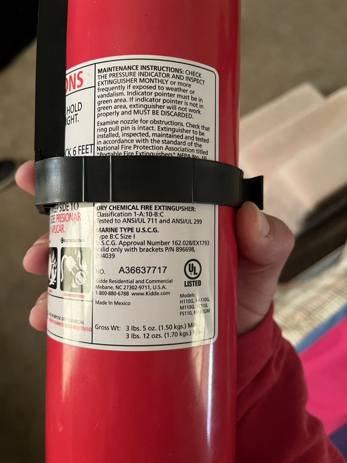 Supreme Fire Extinguisher Size ONE SIZE - 4 Thumbnail