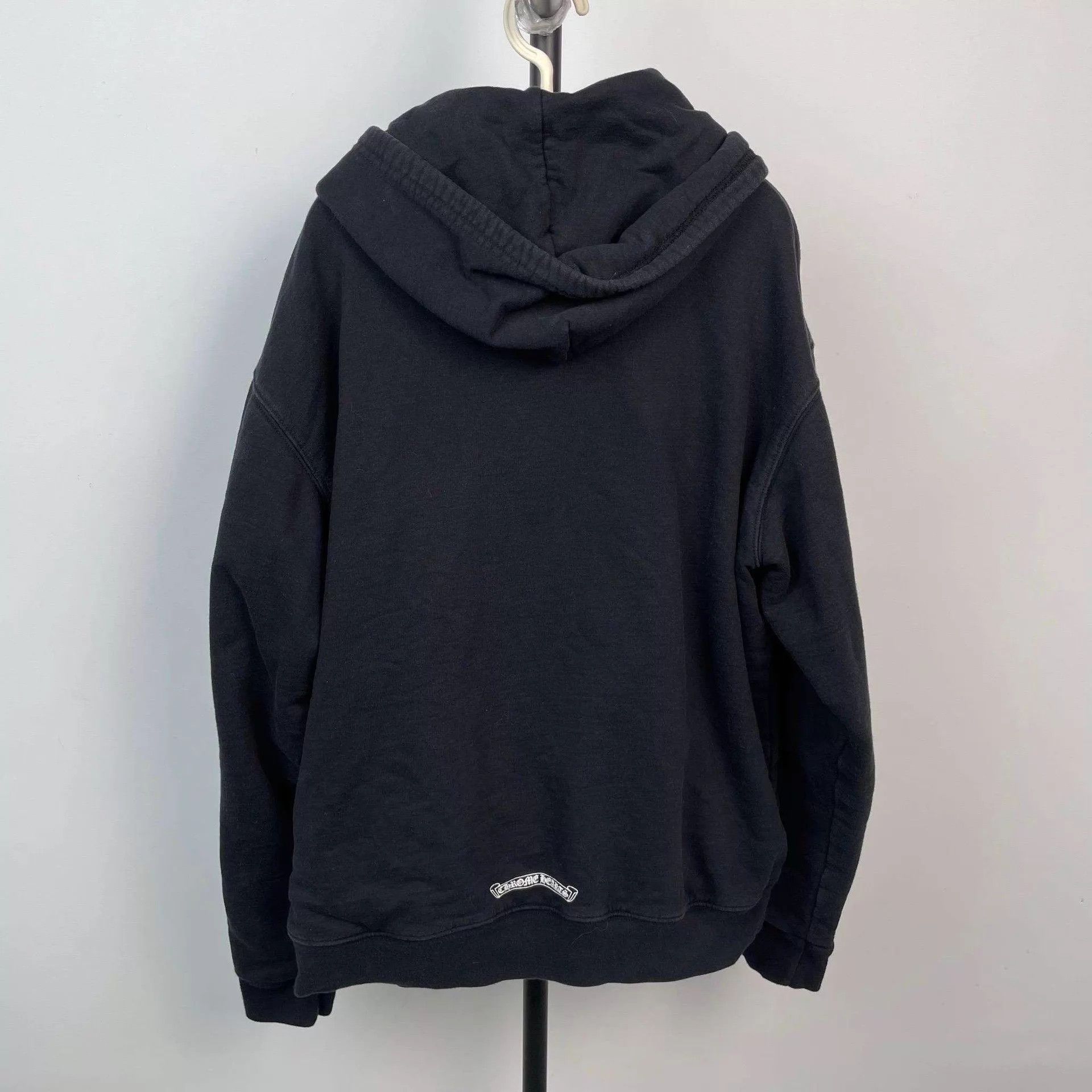 Chrome Hearts Chrome Hearts Black Large Cross Embossed Hoodie L Size US L / EU 52-54 / 3 - 6 Thumbnail