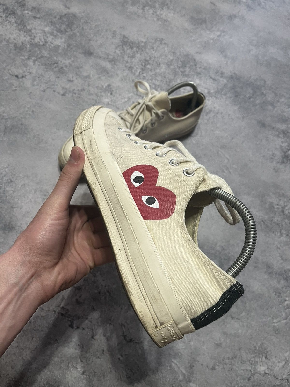 Comme des Garcons PLAY × Converse Convers Play Commedesgarcons Y2K Size US 10.5 / EU 43-44 - 2 Thumbnail