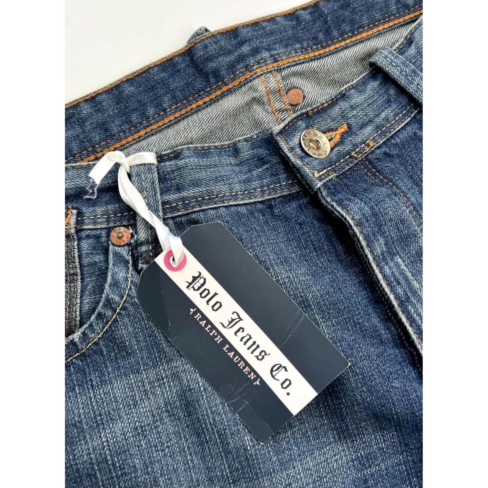 Ralph Lauren VINTAGE Ralph Lauren POLO Jeans Co Rigid Whitney Bootcut 90s Women’s 10/33 Blue Jeans Womens Size 32" / US 10 / IT 46 - 3 Thumbnail