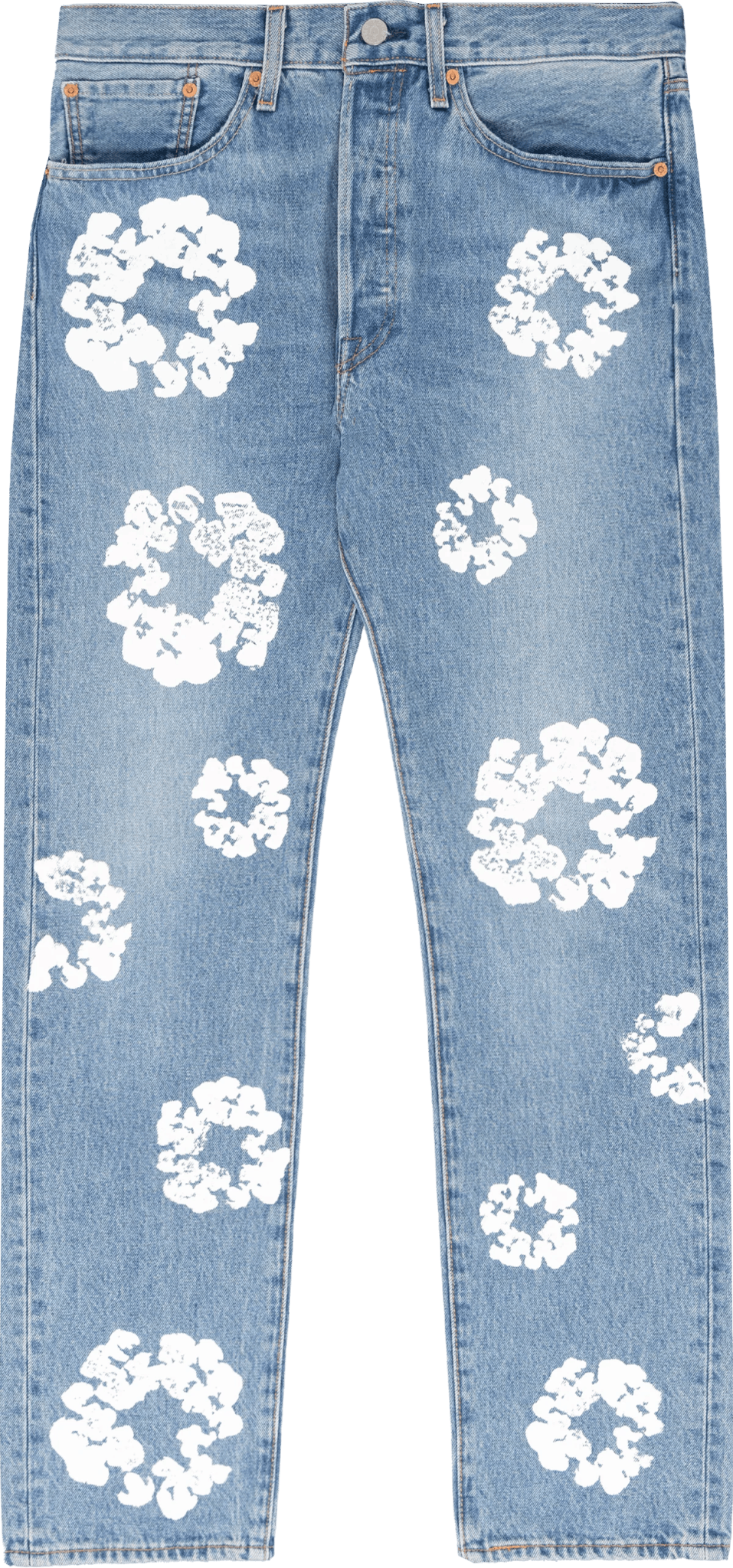 DENIM TEARS Denim Tears Levi's The Cotton Wreath Jean Light Wash | Grailed