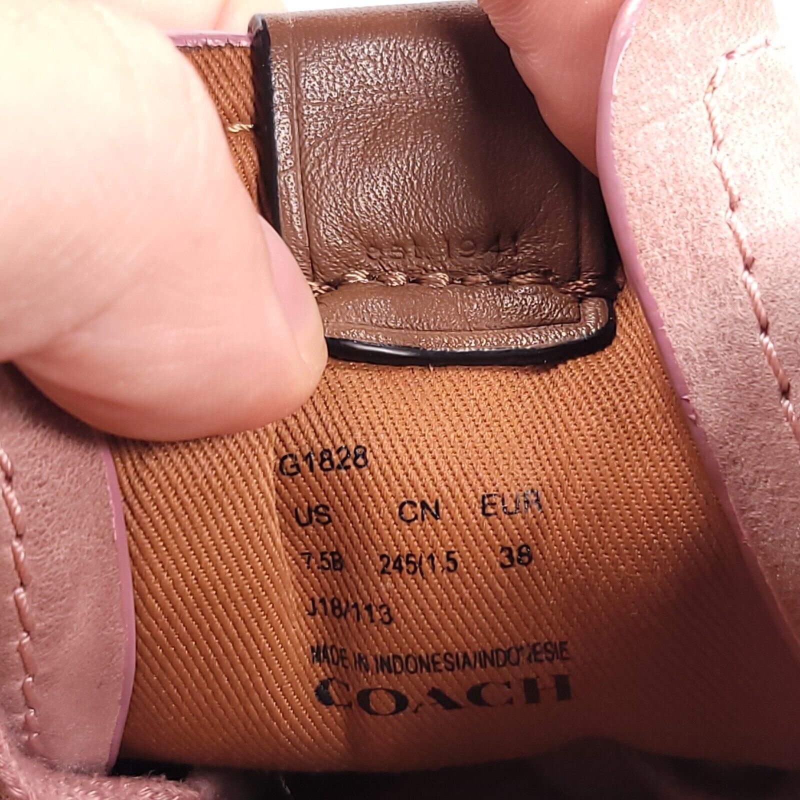 Coach Coach C121 Sneaker Shoe Womens Size 7.5 G1828 Pink White Size US 7.5 / IT 37.5 - 9 Thumbnail