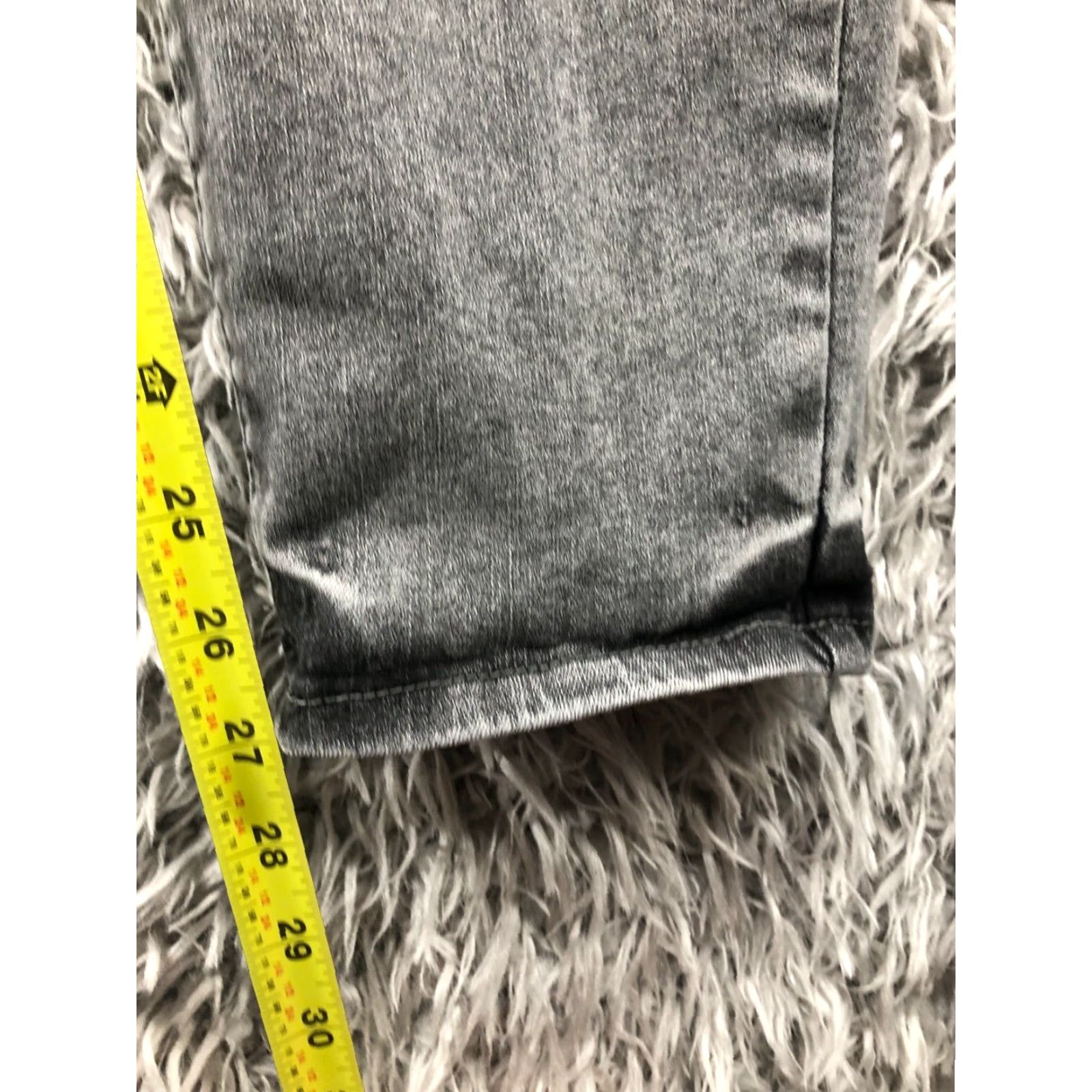 Vintage Rue 21 Slim Taper Jeans 31x30 Mens Mid Rise Medium Wash Gray Charcoal Jeans Size US 31 - 3 Thumbnail