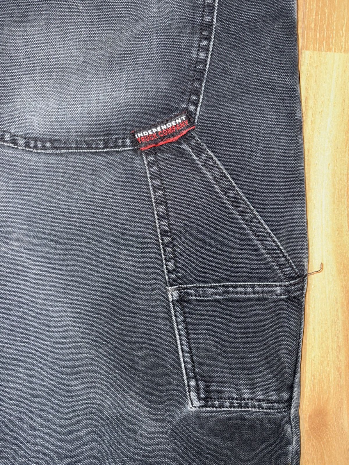 Independent Truck Co. Vtg Independent Truck Co Canvas Carpenter Pants Baggy Skate Size US 38 / EU 54 - 9 Thumbnail
