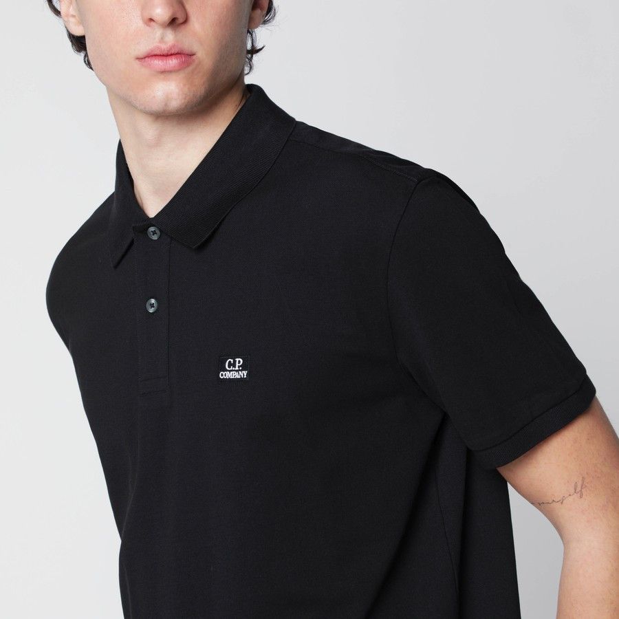 C.P. Company o1d2blof0226 Polo Shirt With Logo Patch In Black Size US M / EU 48-50 / 2 - 4 Thumbnail