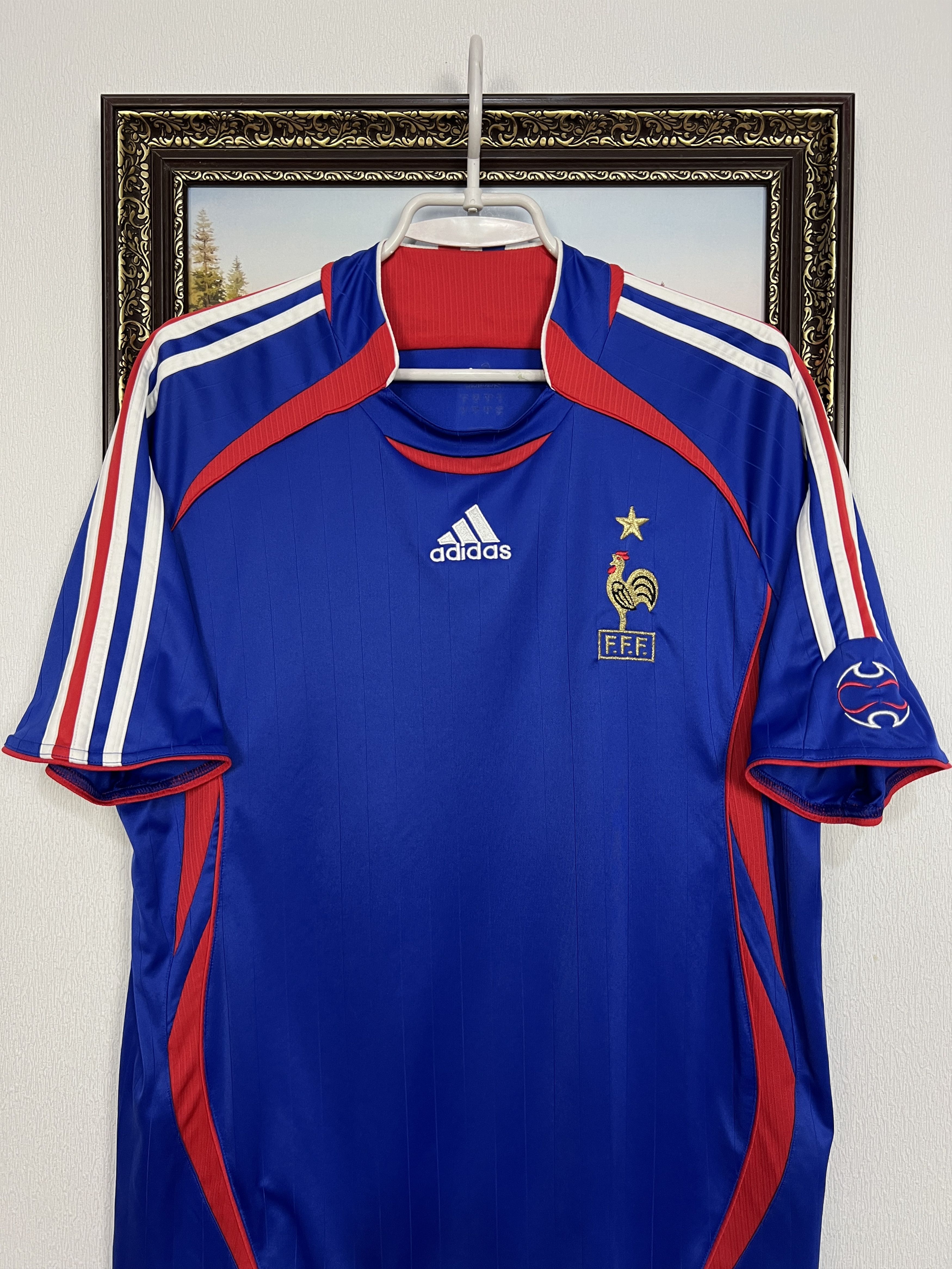Adidas France football shirt 2006 Soccer Jersey Trikot National Size US M / EU 48-50 / 2 - 2 Thumbnail
