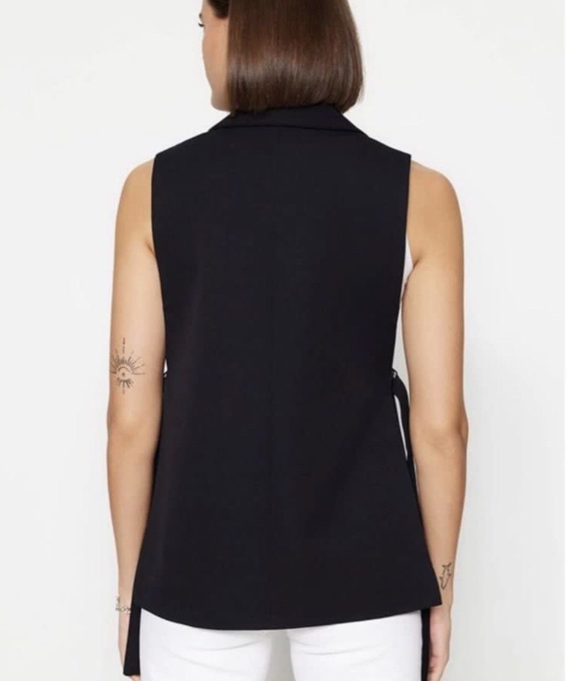 Zara Zara Open Side Long Vest Designed Blazer Vest Jacket Size M / US 6-8 / IT 42-44 - 17 Thumbnail