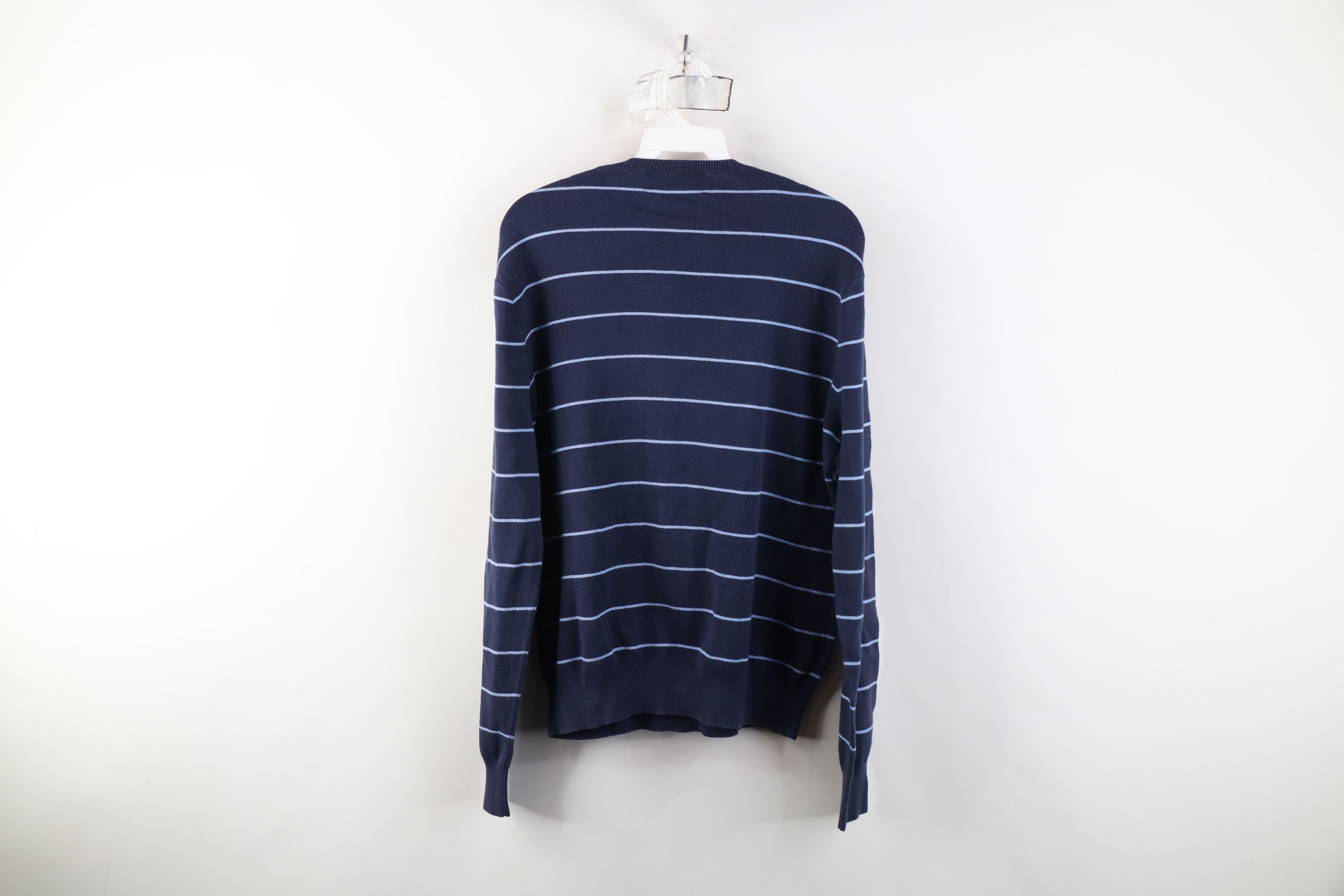 Polo Ralph Lauren Vintage 90s Ralph Lauren Striped Pima Cotton Knit Sweater Size US M / EU 48-50 / 2 - 9 Thumbnail