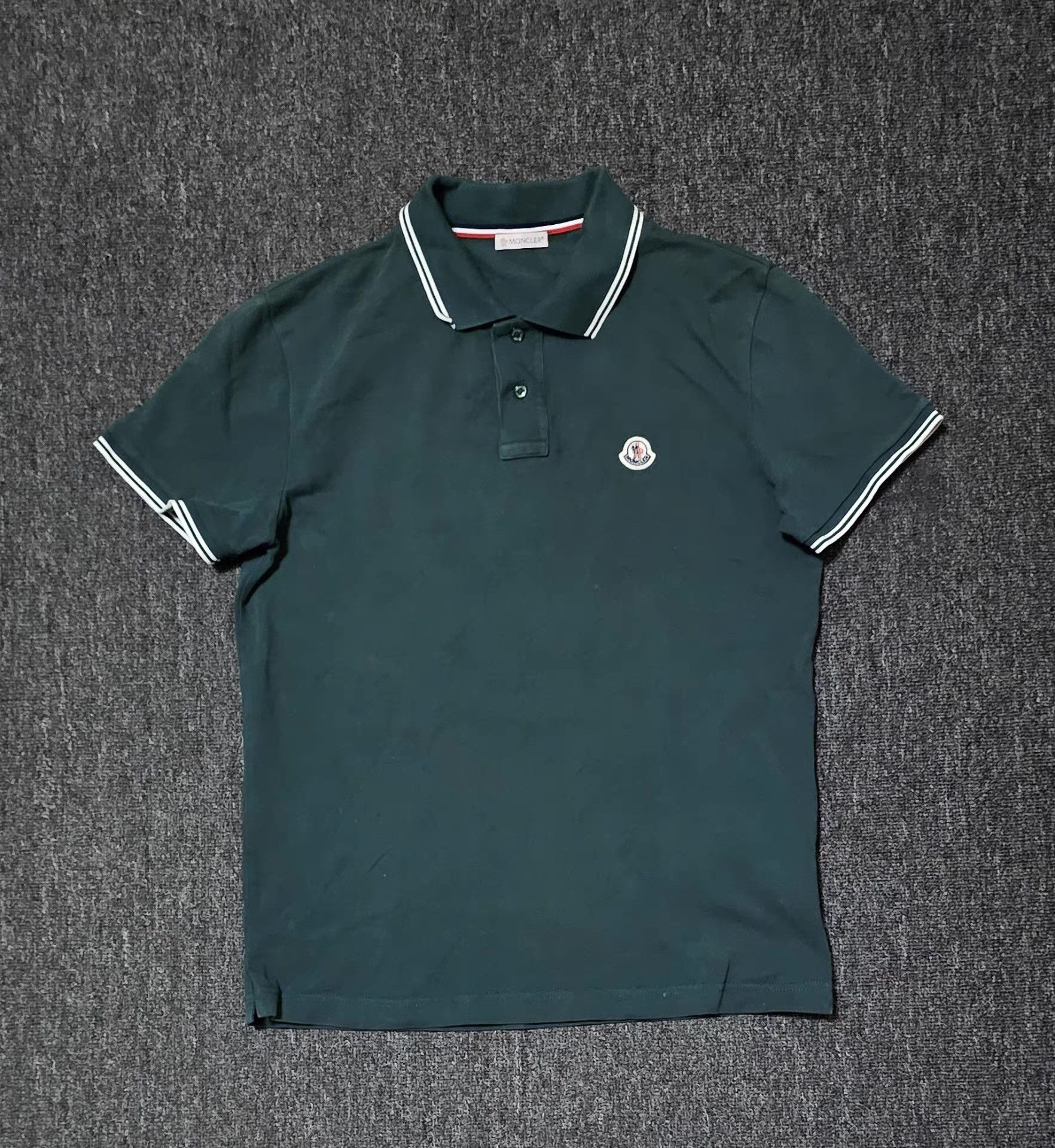 Moncler Moncler green short-sleeve polo shirt Size US M / EU 48-50 / 2 - 1 Thumbnail