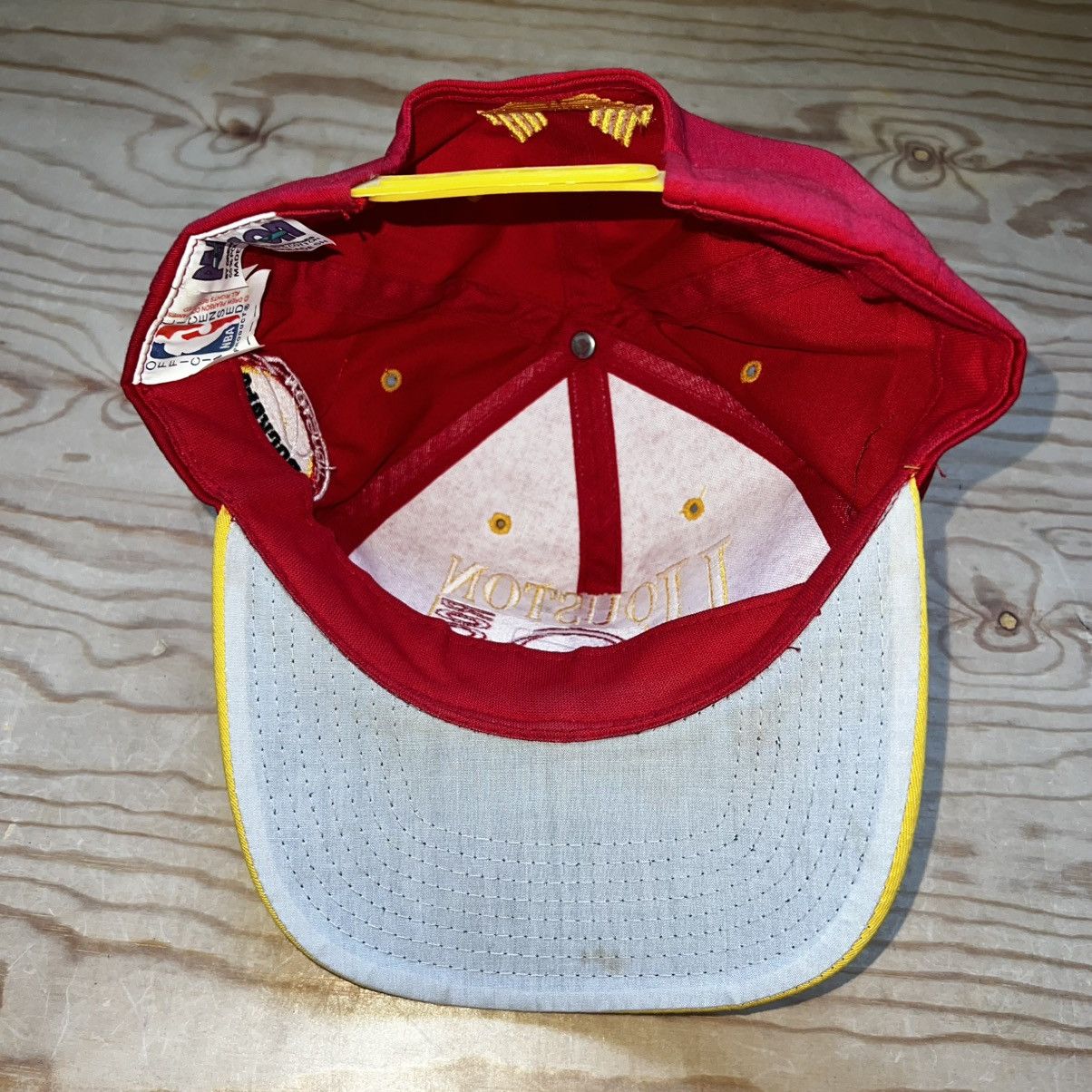 NBA VINTAGE 90s NBA HOUSTON ROCKETS THE GAME SCRIPT SNAPBACK Size ONE SIZE - 6 Thumbnail