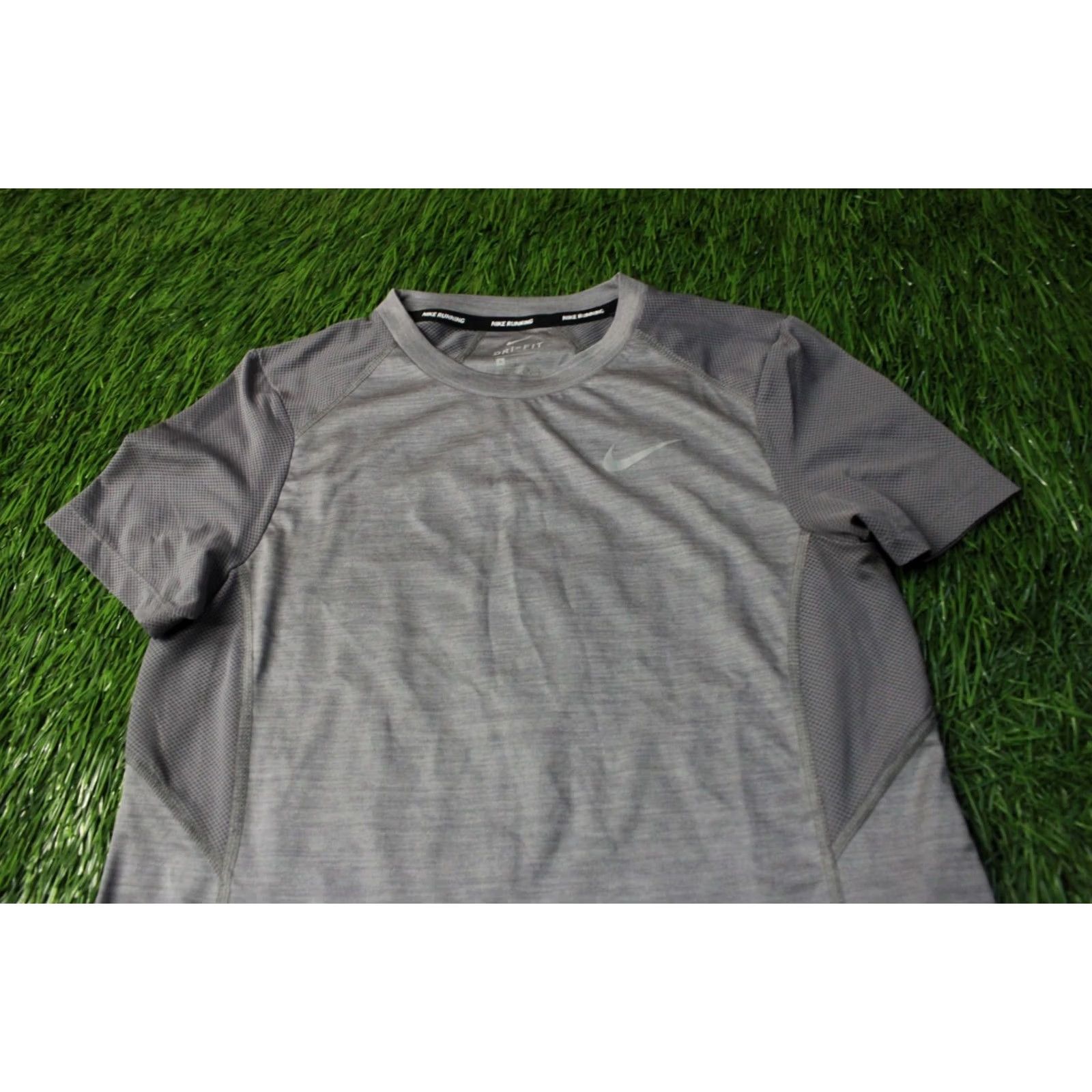 Nike Nike Running Miler Dri-Fit Original 2019 Training Women Shirt Jersey Tee Size S Gray Size S / US 4 / IT 40 - 2 Thumbnail