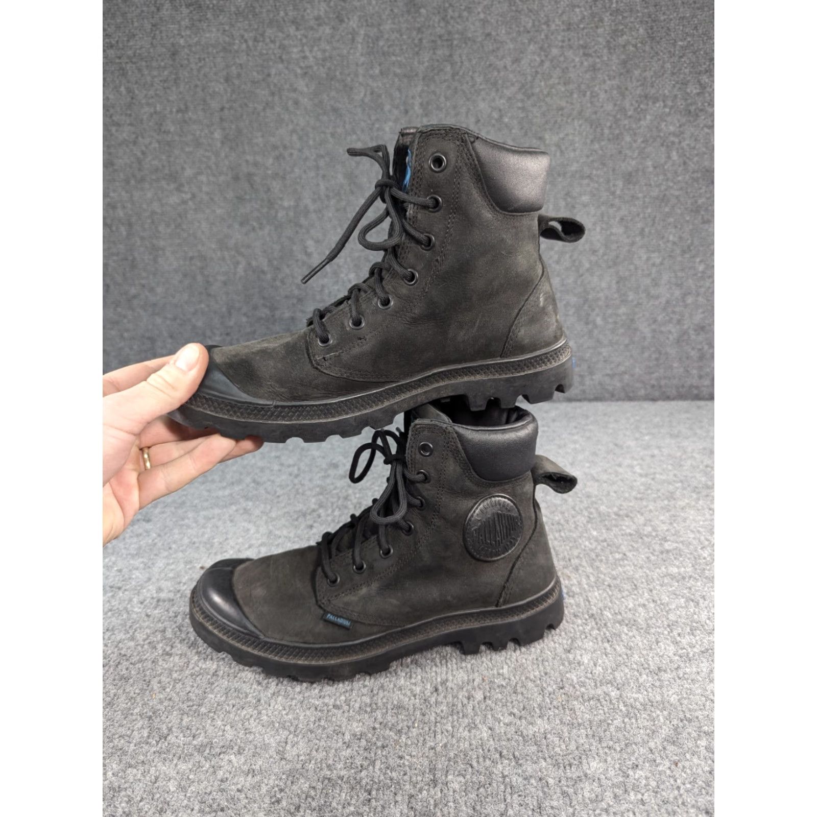 Palladium Palladium Pampa Sport Combat Waterproof Boot Black 6.5 Men's Leather 73231-001-M Size US 7 / EU 40 - 3 Thumbnail