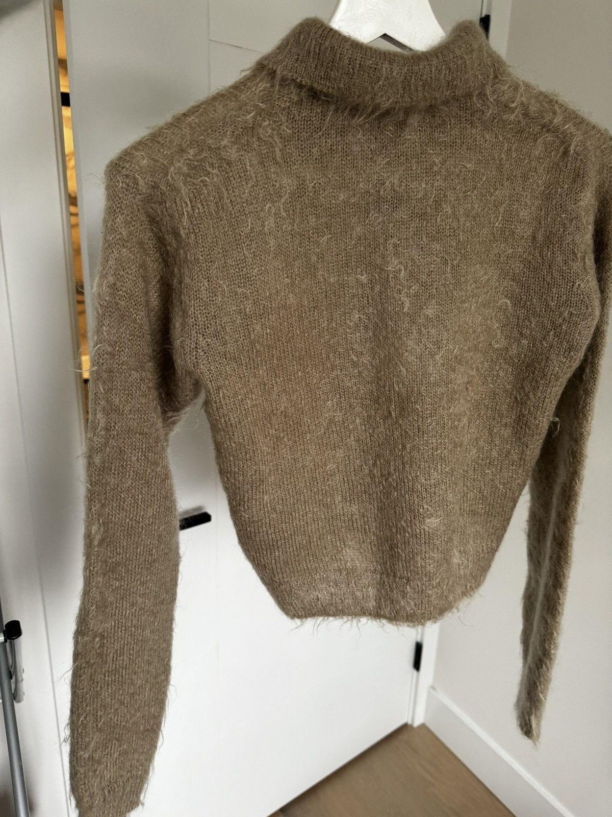 Auralee AURALEE BRUSHED SUPER KID MOHAIR KNIT SHORT POLO Size S / US 4 / IT 40 - 5 Thumbnail