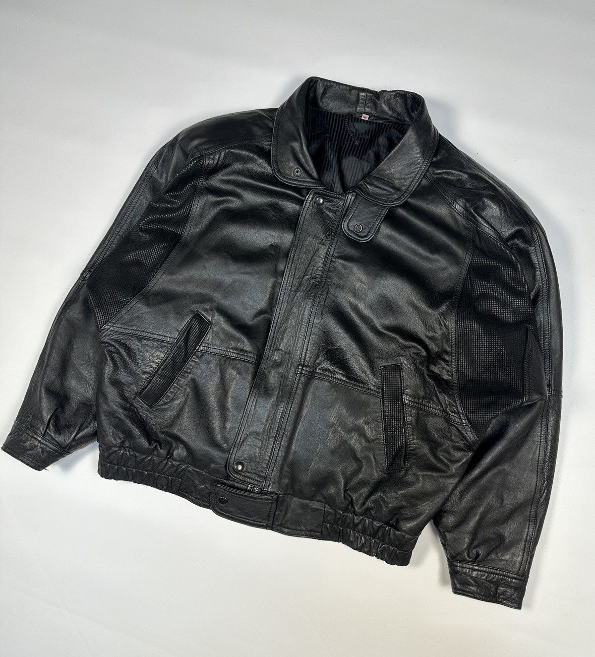 Avant Garde Y2K Vintage Leather Jacket Style Opium Baggy Avant Garde XL ...