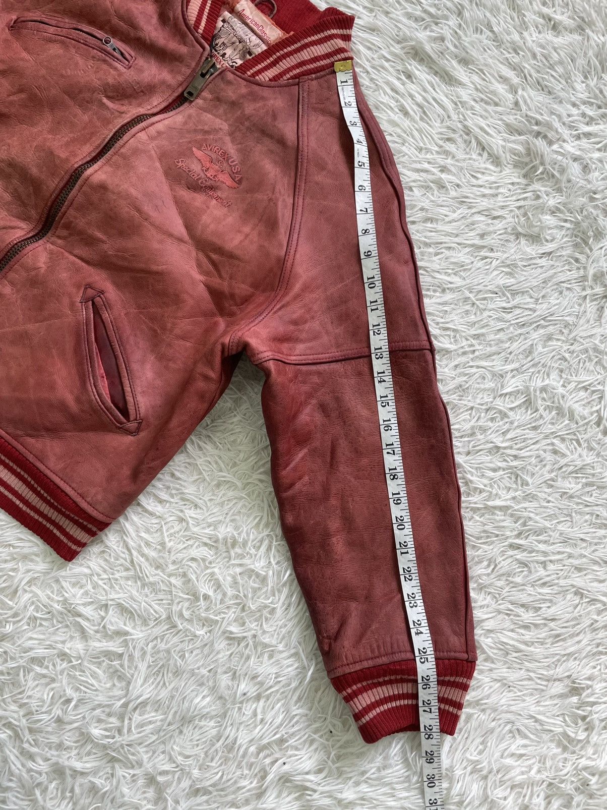 Avirex Vintage Avirex Usa Leather Varsity Jacket Size US M / EU 48-50 / 2 - 21 Thumbnail
