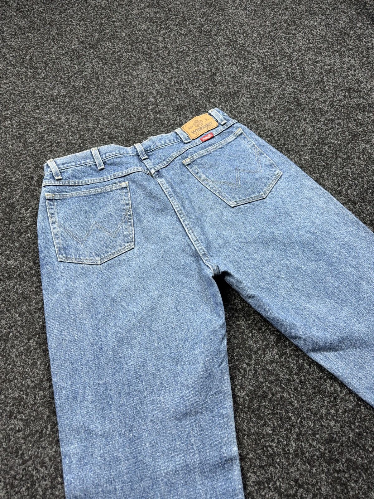 Wrangler Vintage 80s Retro Wrangler Rare Western Cowboy Jeans USA Size US 35 - 17 Thumbnail