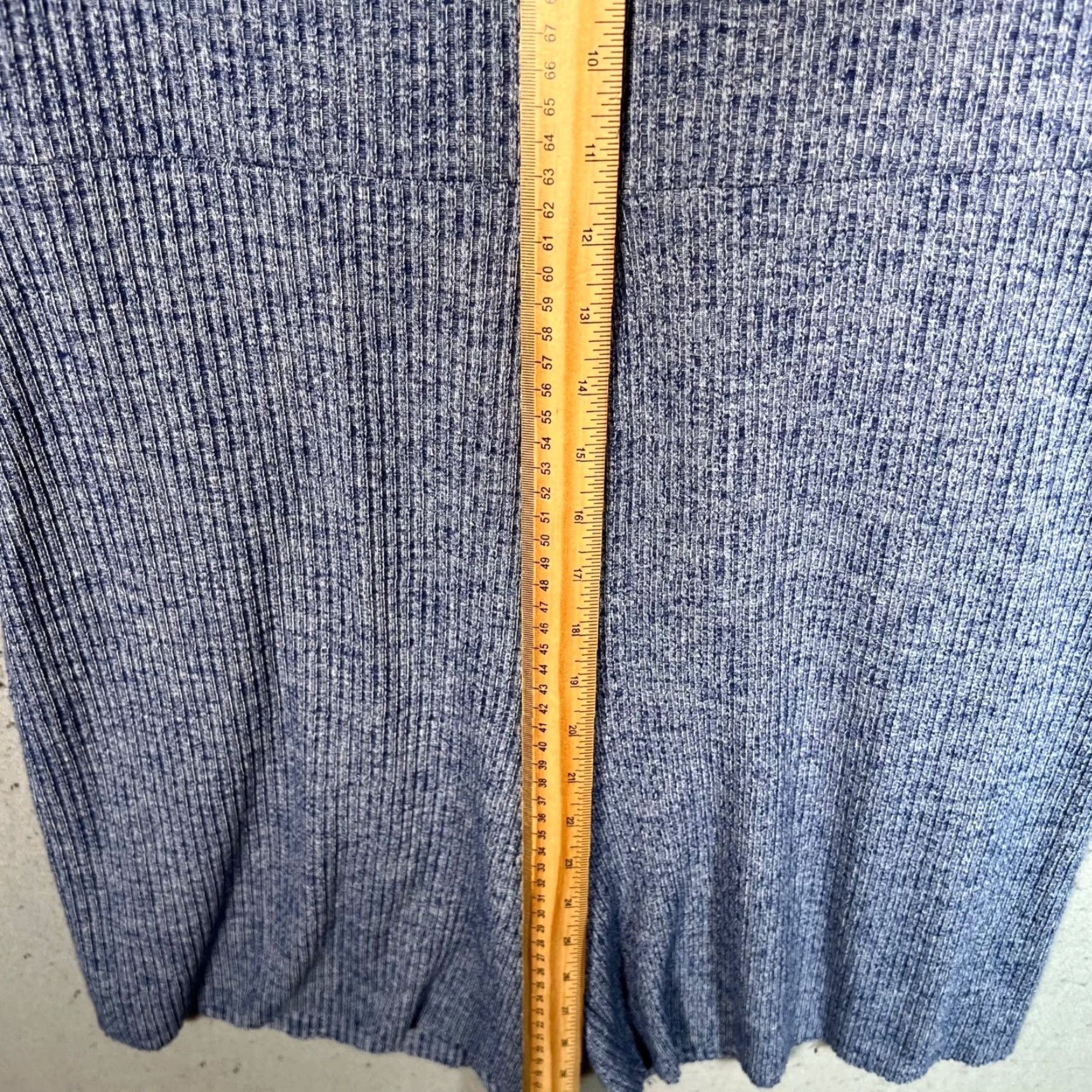Gap Gap Jumpsuit Womens Size Medium Blue Textured Knit Sleeveless Size 32" / US 10 / IT 46 - 7 Thumbnail