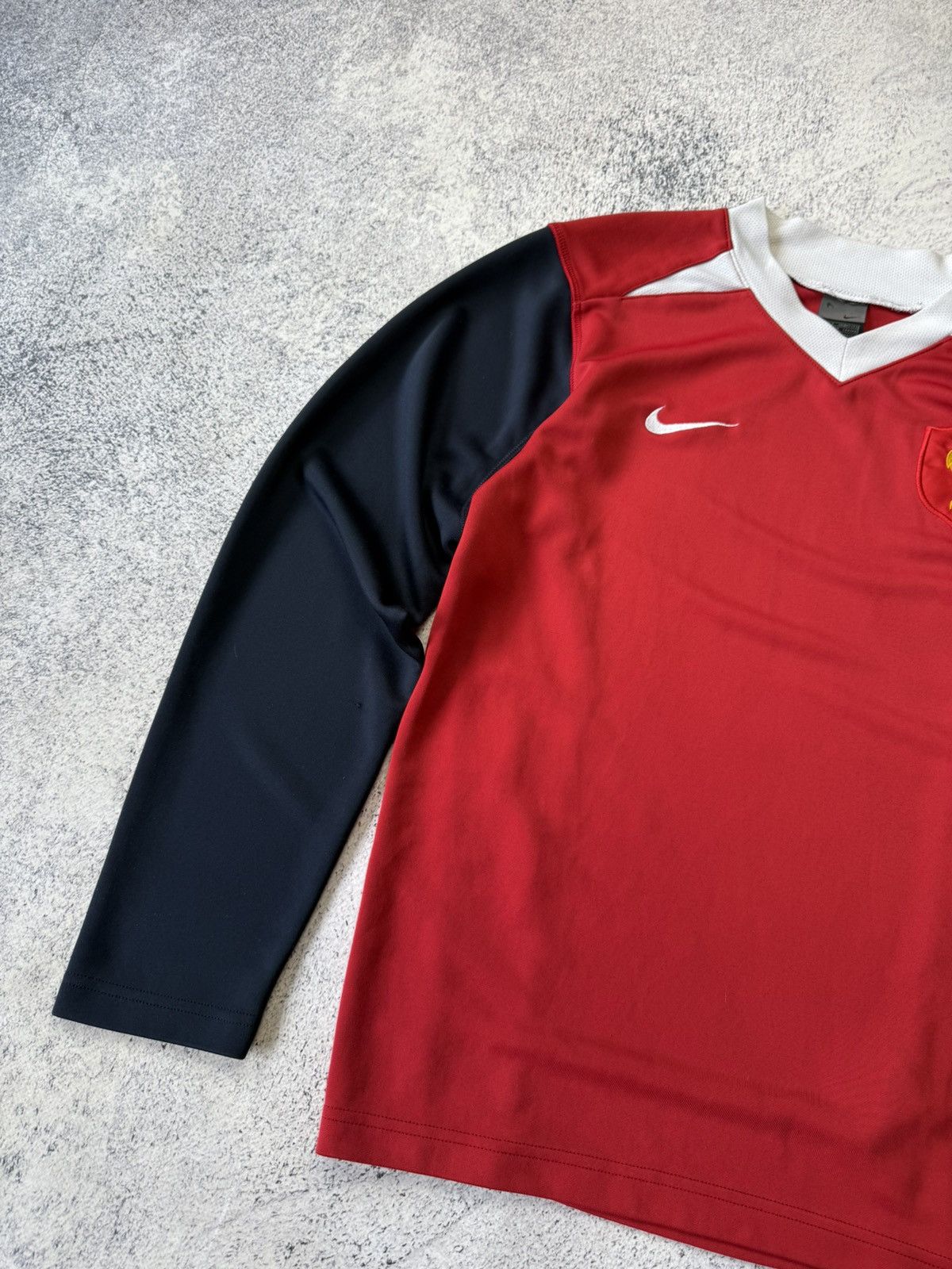 Nike Vintage Nike Y2K 2004 France National Team Longsleeve Jersey Size US S / EU 44-46 / 1 - 3 Thumbnail