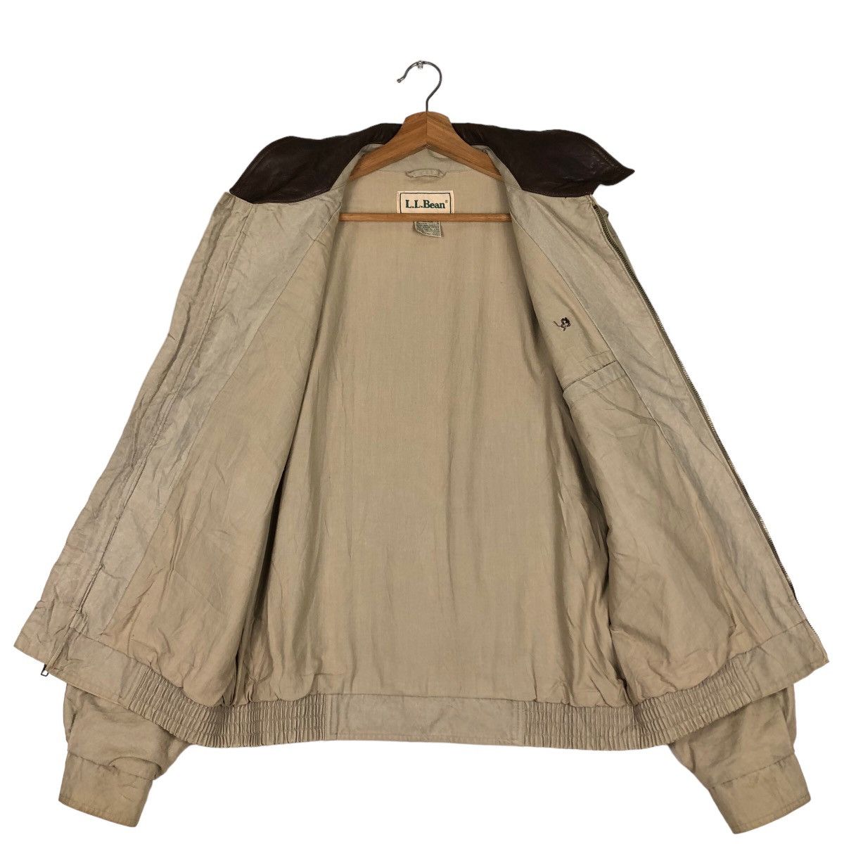 Japanese Brand 🔥90’s Vintage Bomber Jacket Cargo Pocket Worker L.L.Bean Size US M / EU 48-50 / 2 - 11 Thumbnail