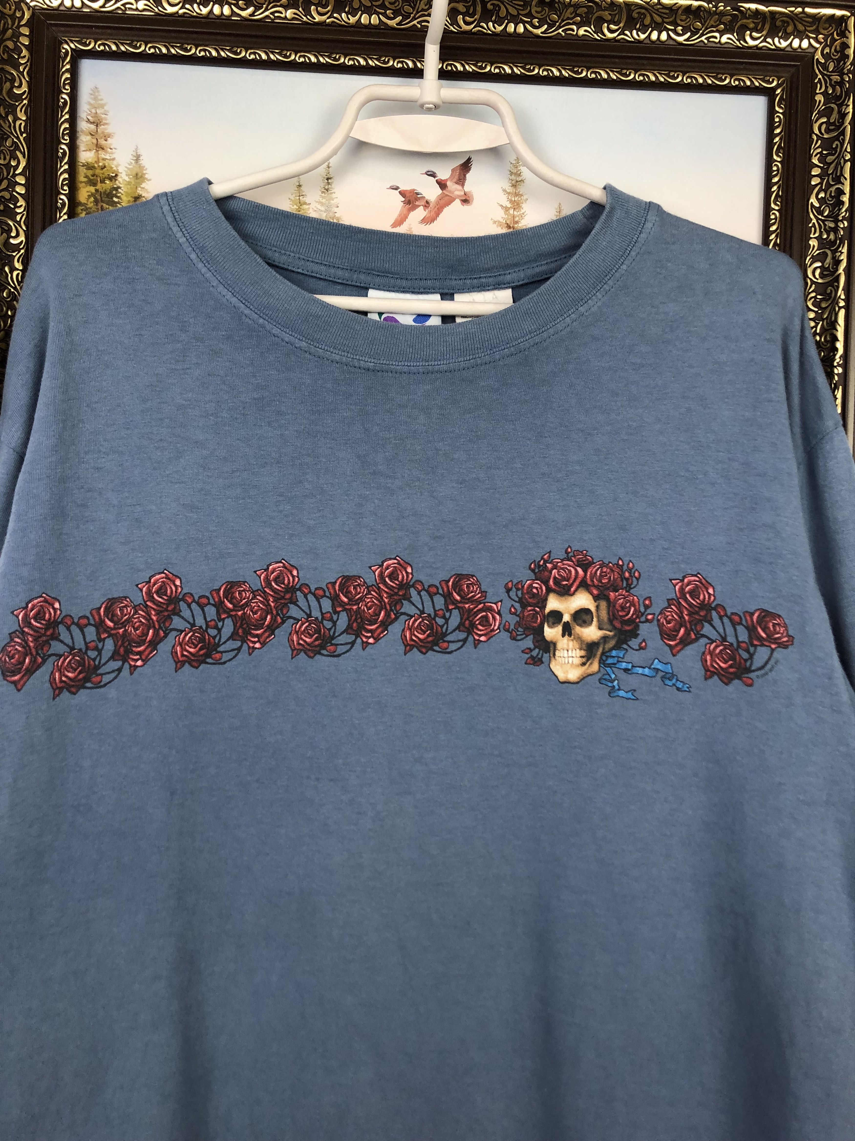 Liquid Blue Vintage Grateful Dead Liquid Blue Skull Roses Shirt Long Tee Size US L / EU 52-54 / 3 - 3 Thumbnail