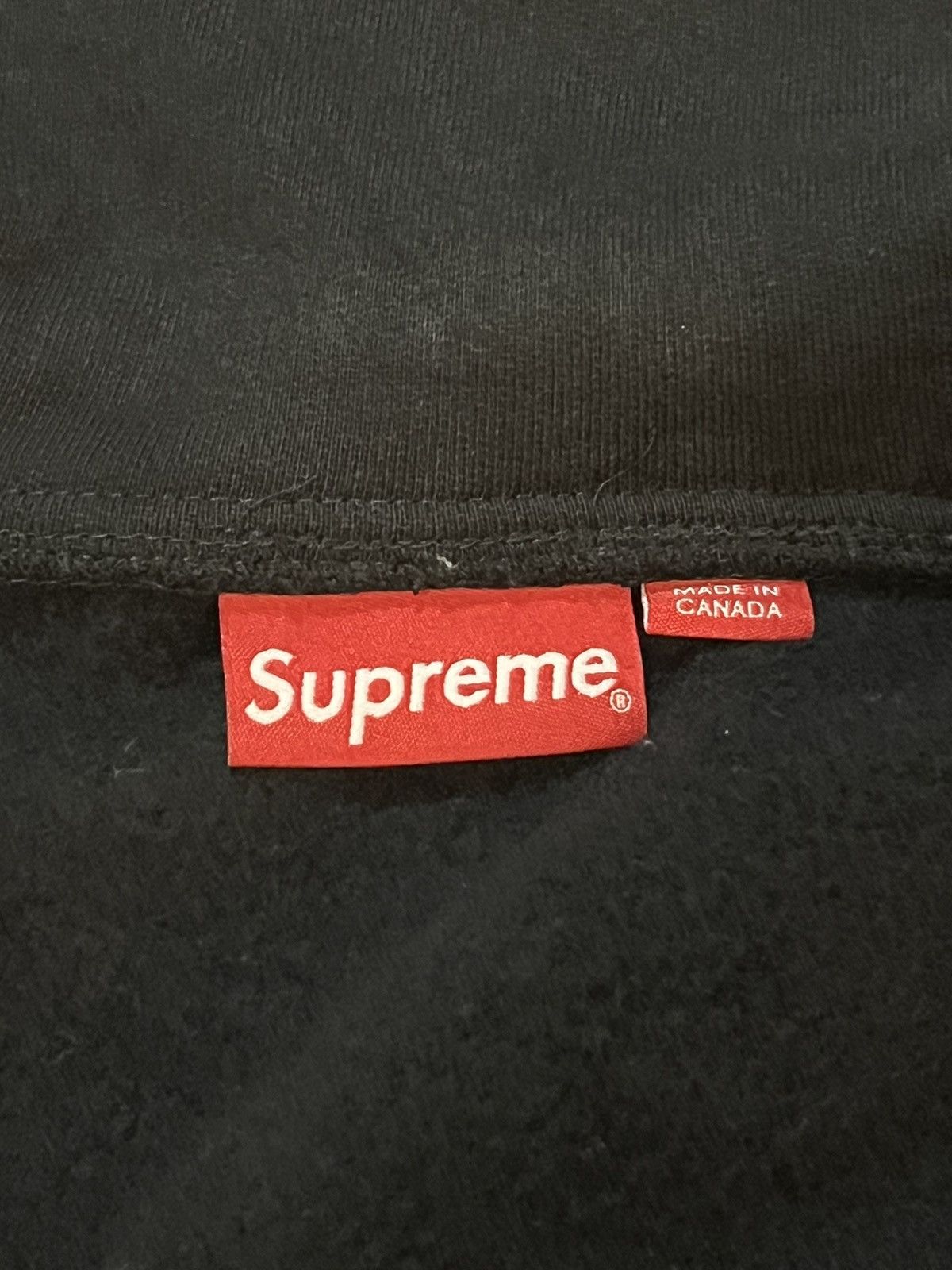 Hypebeast Supreme Split Hood Zip Up Sweater FW16 Black Rare Hoodie Size US L / EU 52-54 / 3 - 7 Thumbnail