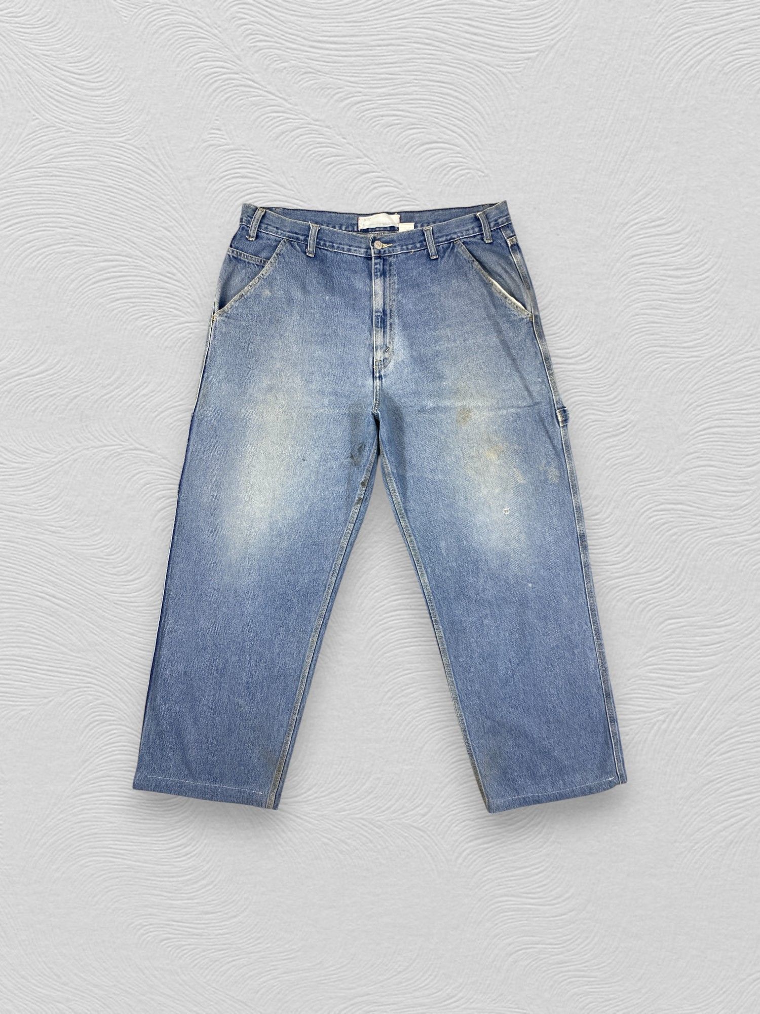 If Six Was Nine Blue Vintage Levi's Carpenter Jeans 39x30.5 Denim -JN2087 Size US 39 - 1 Thumbnail