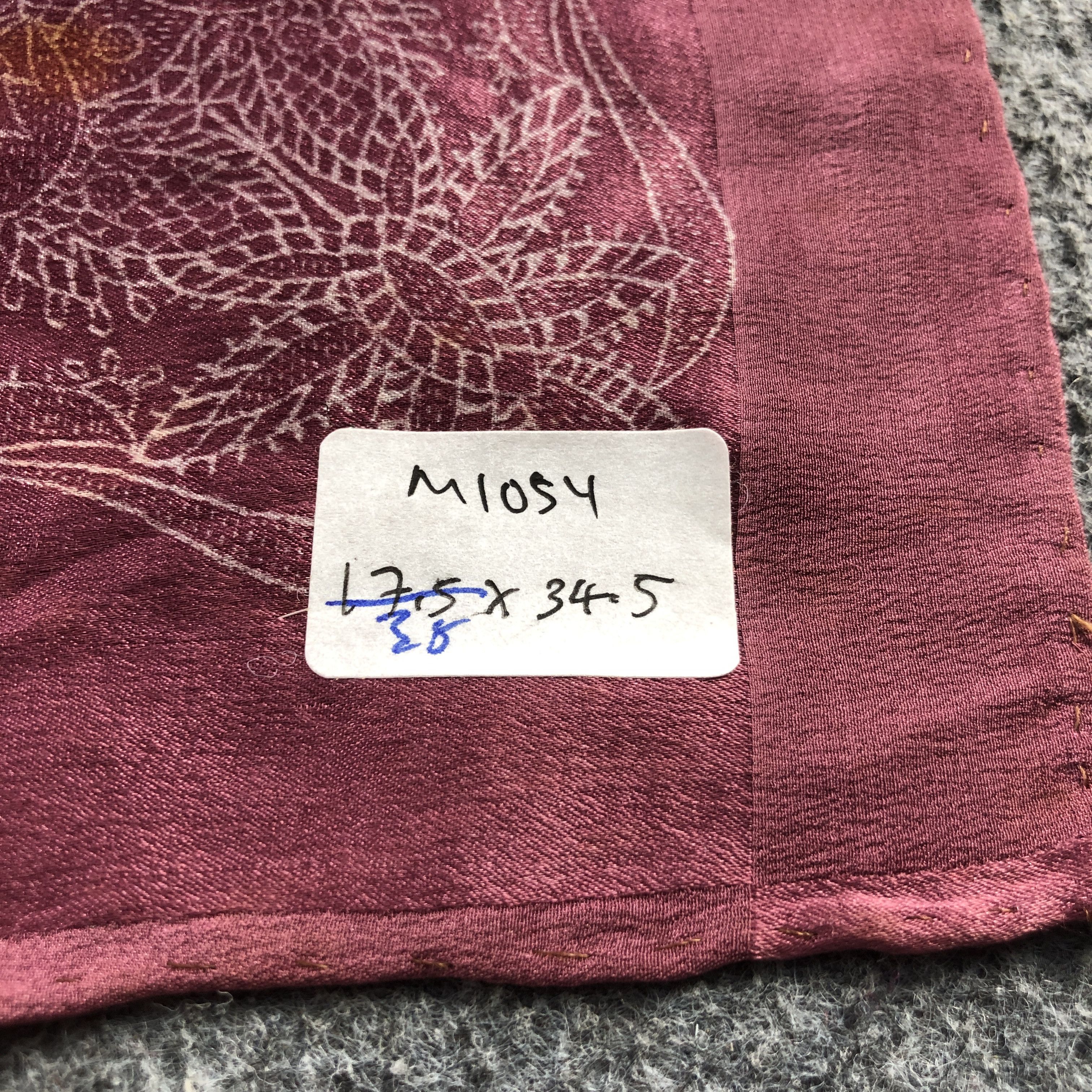 Mila Schon Mila Schon Floral Hand Rolled Silk Scarf M1054 Size ONE SIZE - 16 Thumbnail