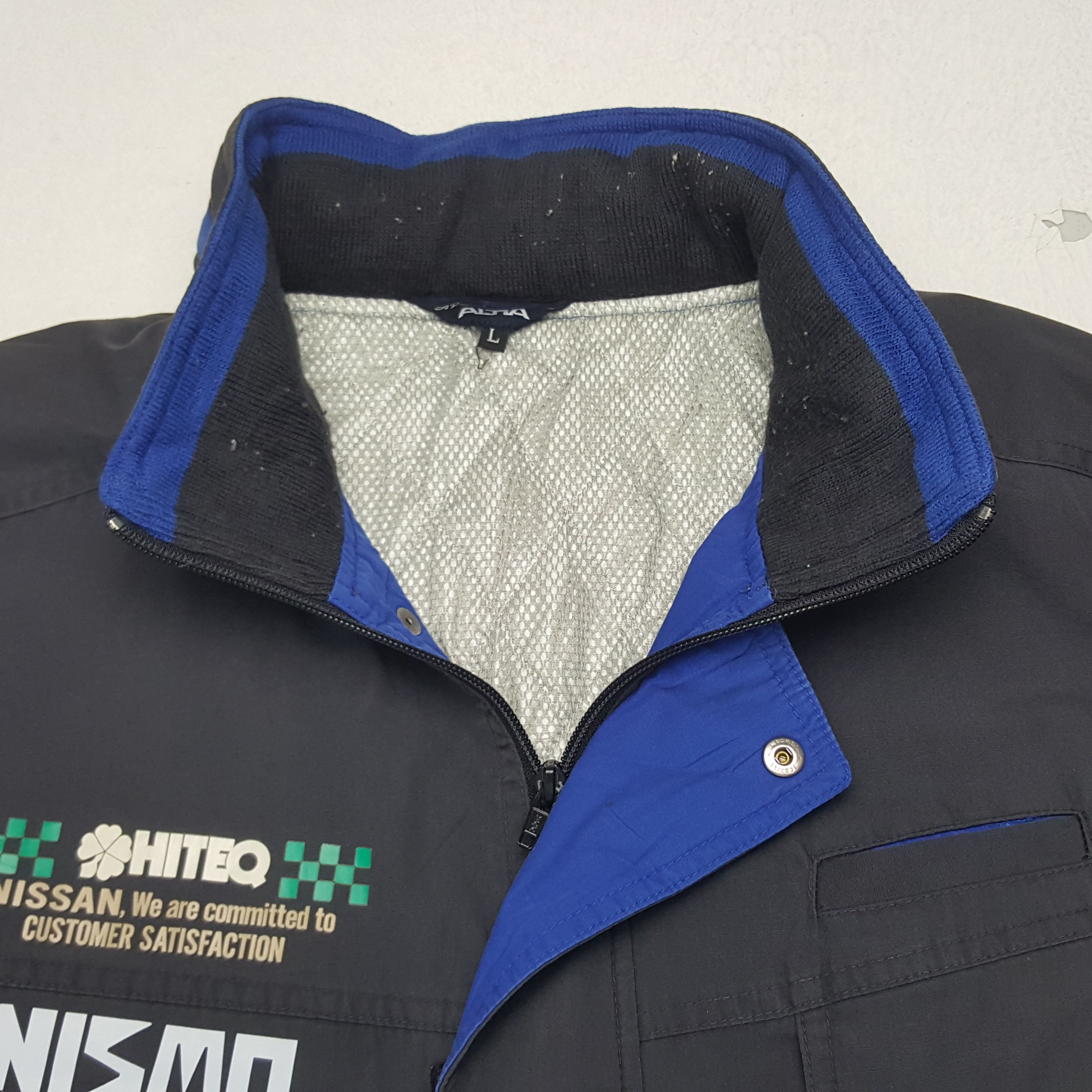 Japanese Brand × Vintage Vintage Nismo Nissan Racing Team Custom Bomber Jacket Size US L / EU 52-54 / 3 - 5 Thumbnail