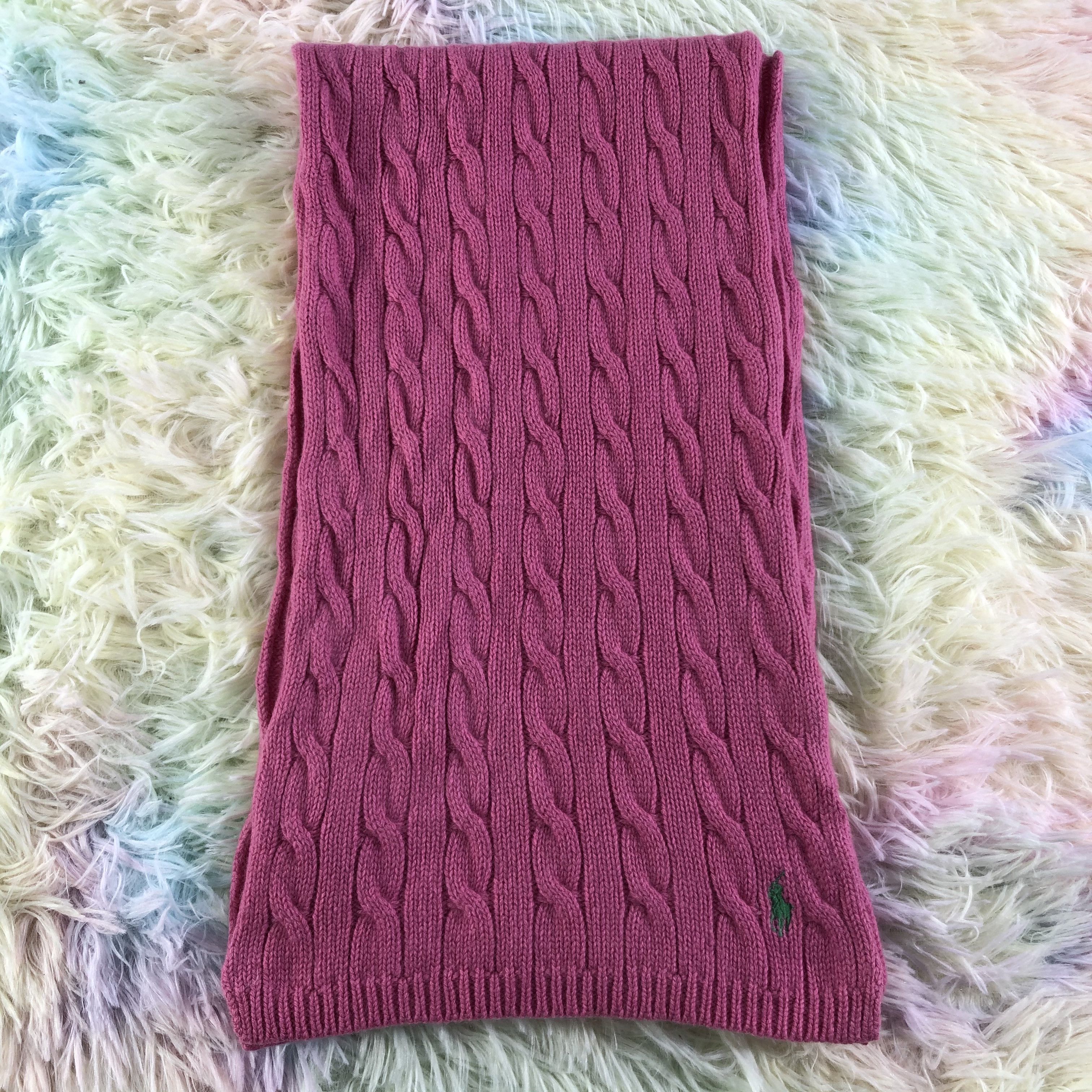 Ralph Lauren Ralph Lauren Pink Scarf / Muffler / Neckwear - KM381 Size ONE SIZE - 2 Thumbnail