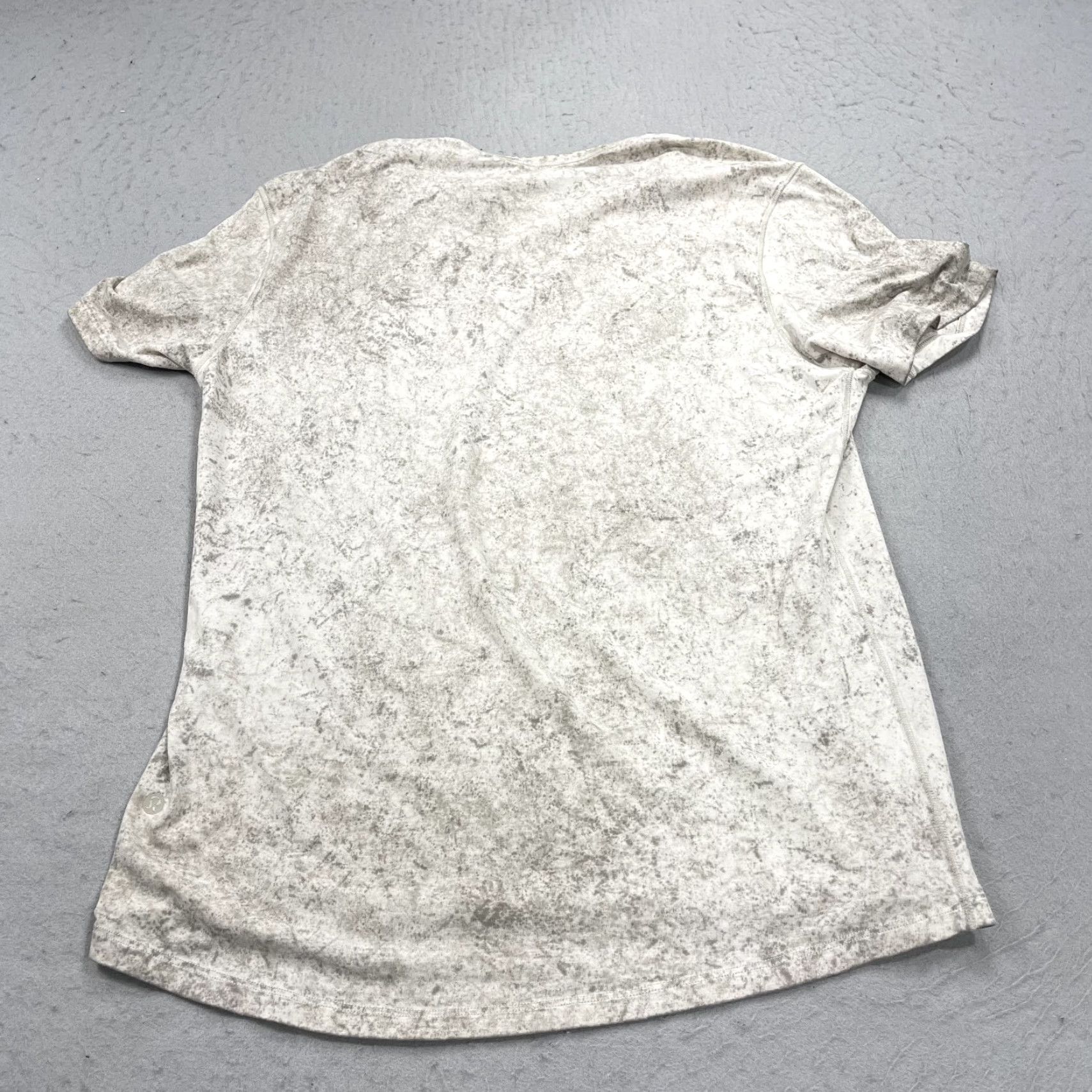 Lululemon Lululemon Shirt Womens Large Ivory White Wash Opal Love Crew Tee Gym Workout Size L / US 10 / IT 46 - 4 Thumbnail
