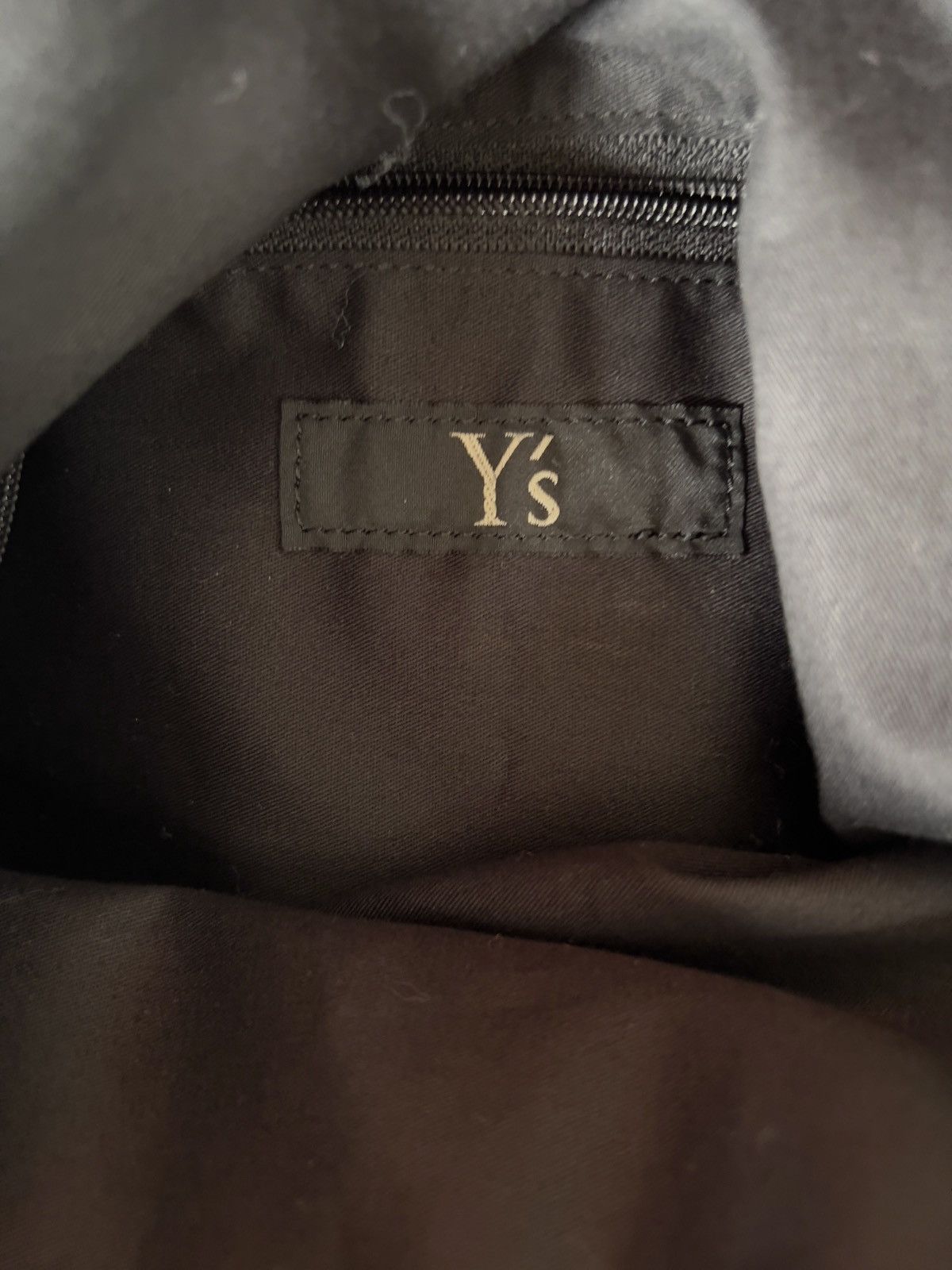 Y's Yohji Yamamoto Y's - Wool Floral Drawstring Tote Bag Size ONE SIZE - 6 Thumbnail