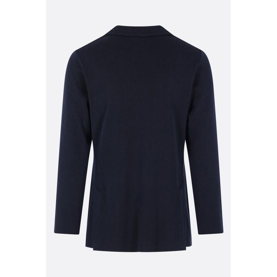 Lardini LARDINI Double Breast Blue Knit Jacket New & Authentic (Men' Size US S / EU 44-46 / 1 - 2 Thumbnail