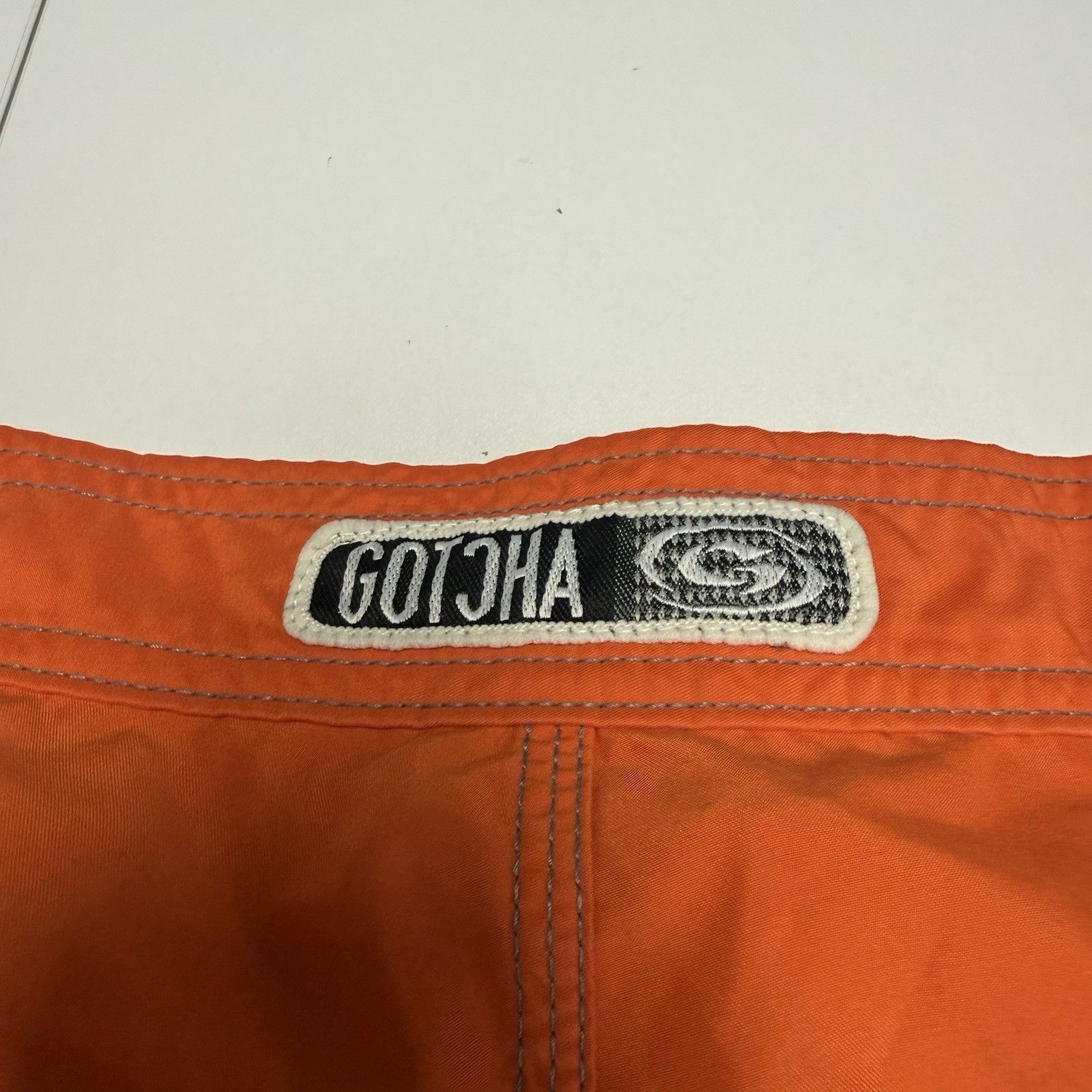 Gotcha Vintage Gotcha Swim Trunks Shorts Mens 34 Orange Y2K 90s Size US 34 / EU 50 - 9 Thumbnail