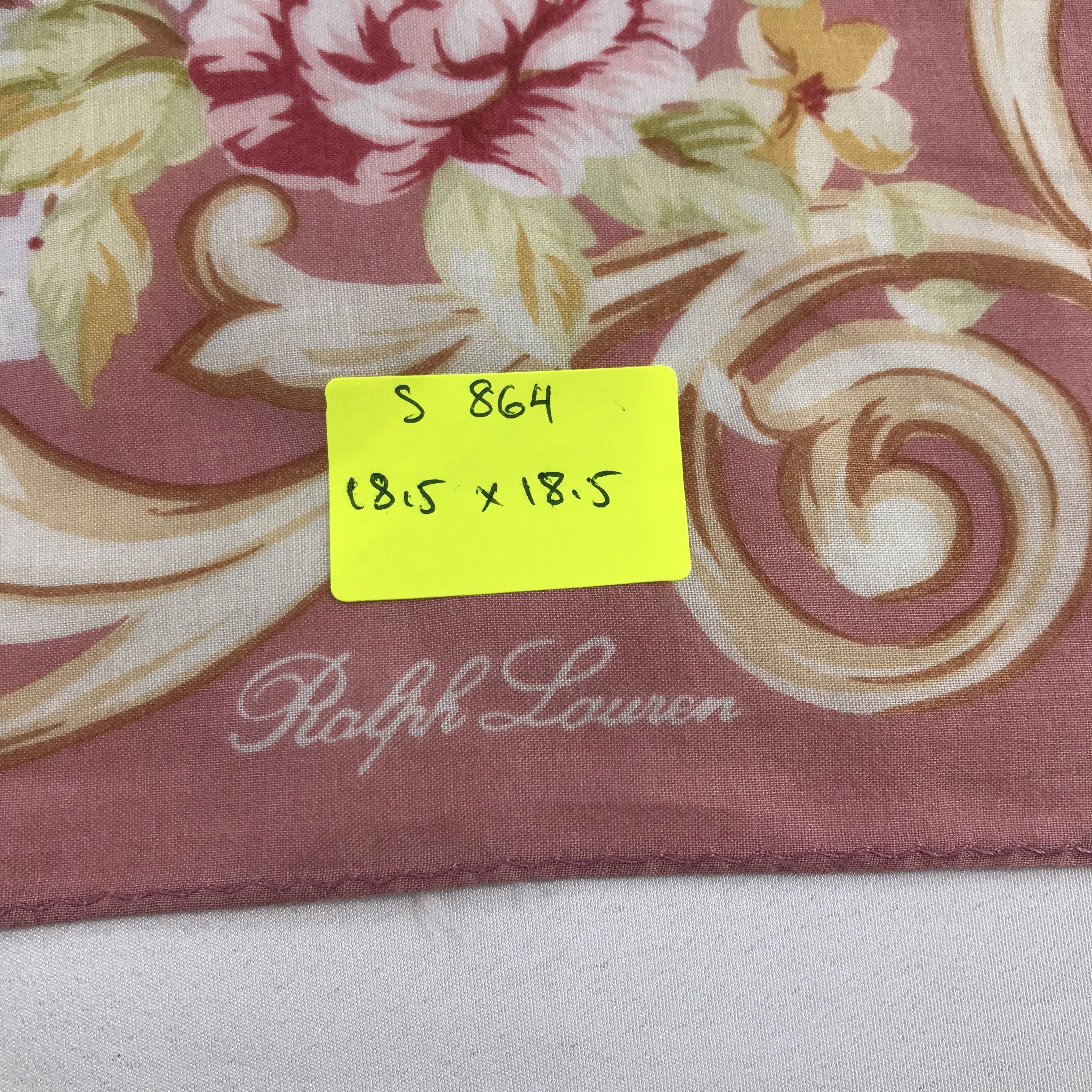 Ralph Lauren × Vintage Ralph Lauren Bandana / Handkerchief / Neckerchief - S864 Size ONE SIZE - 5 Thumbnail