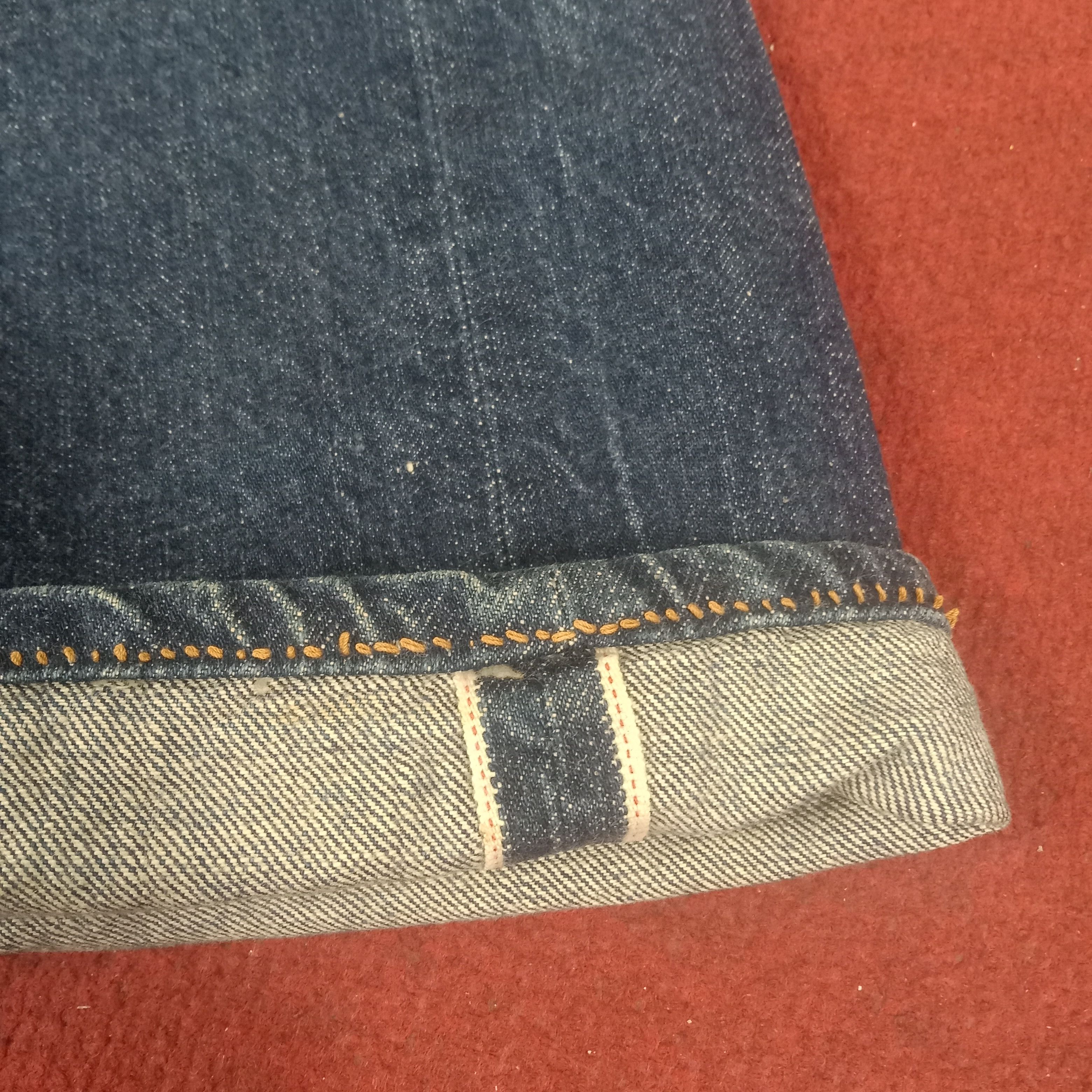 Evisu × Japanese Brand × Vintage Evis Streetwear Skater Custom Daicock Style Jeans Size US 35 - 15 Thumbnail