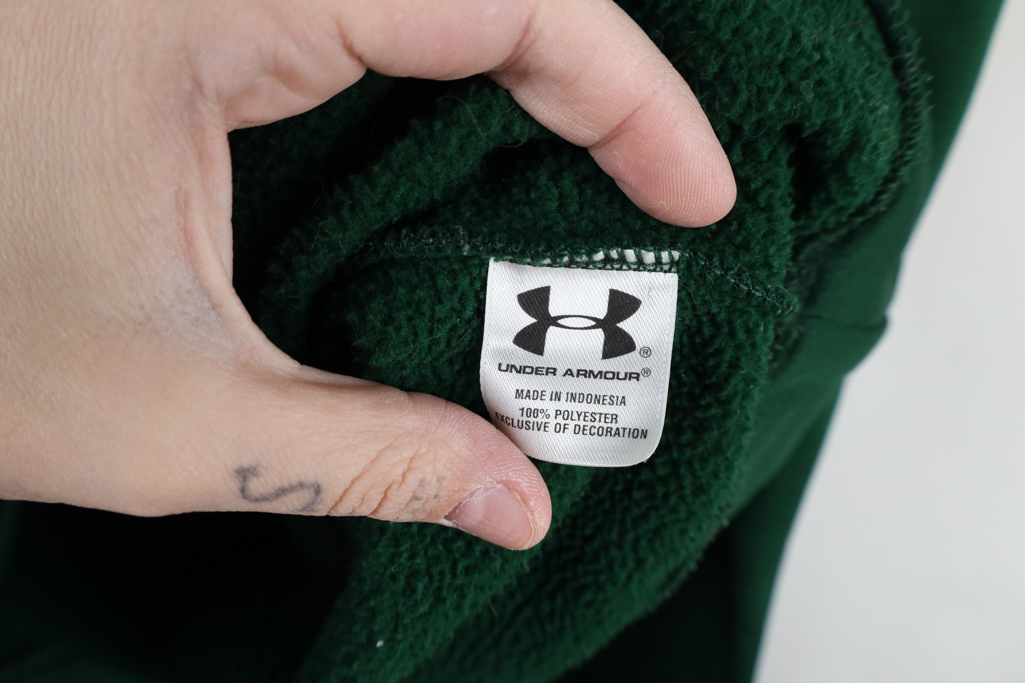 Under Armour × Vintage Under Armour Michigan State University Hoodie Sweatshirt Size US L / EU 52-54 / 3 - 9 Thumbnail