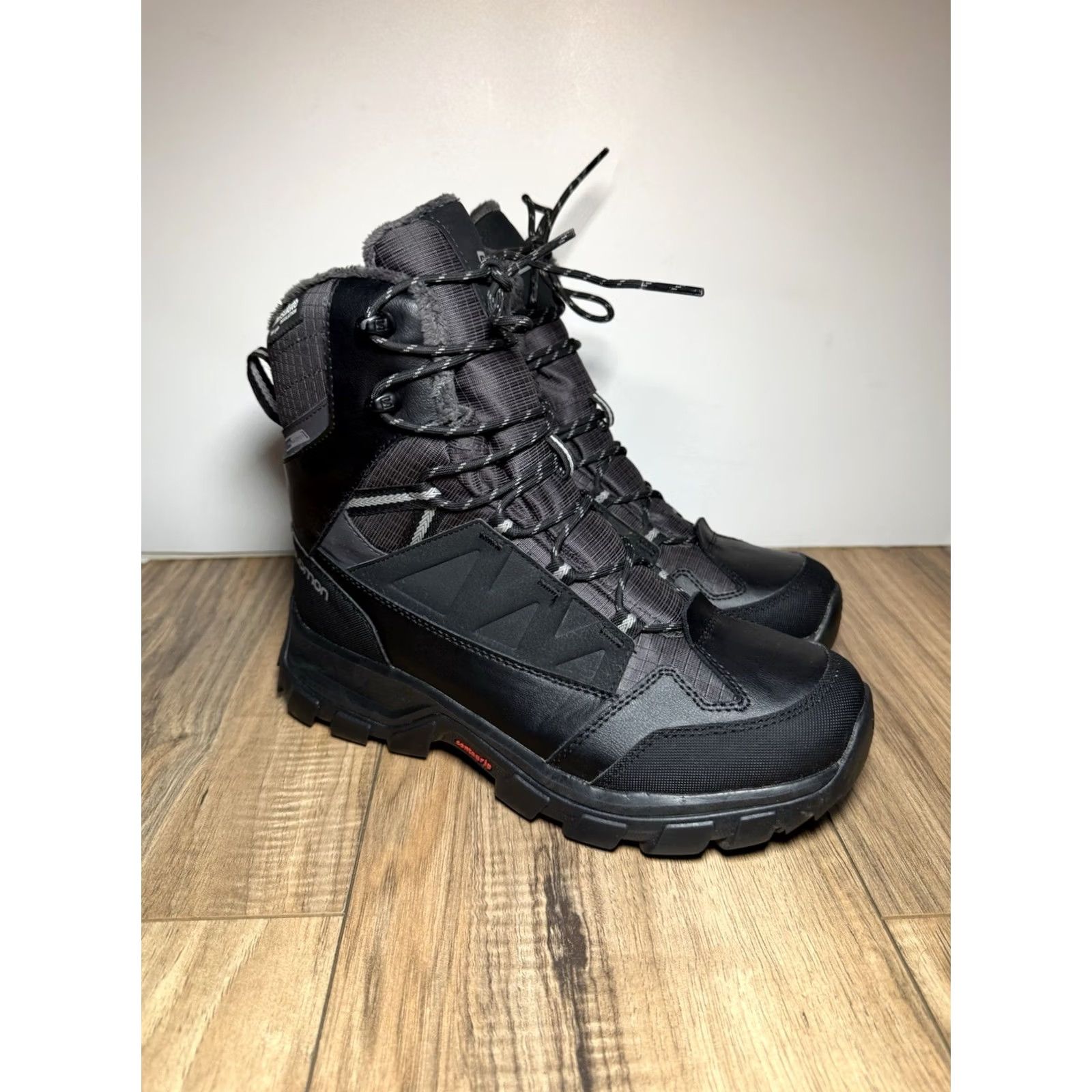 Salomon Salomon Boots Winter Waterproof Black Men's Size 8 Thinsulate Chalten TS CSWP Size US 8 / EU 41 - 2 Thumbnail