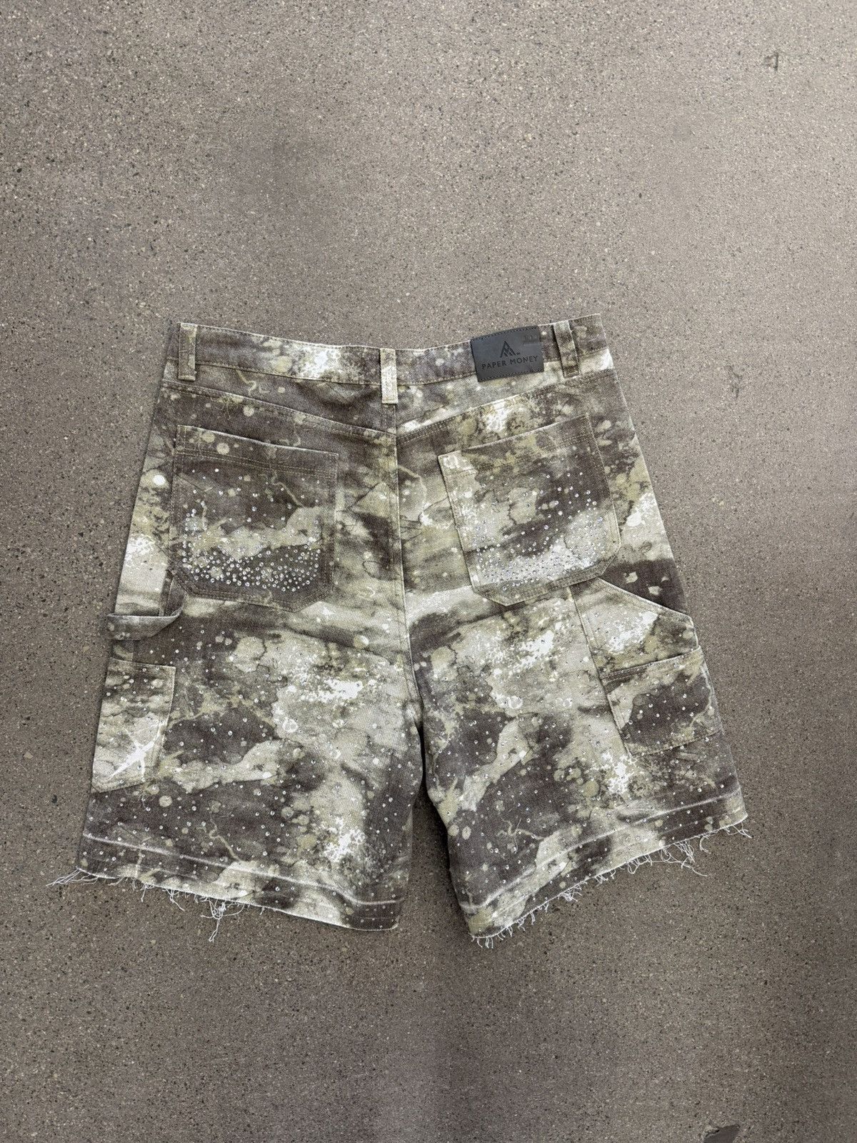 Other Paper Money Brand Crystal Camo Jorts Size US 36 / EU 52 - 2 Thumbnail