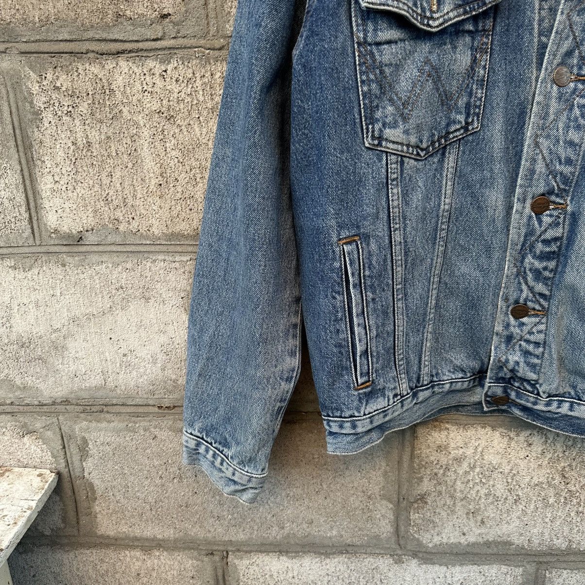 Wrangler Vintage Western Wrangler Denim Jacket Crazy Fit Size L Y2K Size US L / EU 52-54 / 3 - 3 Thumbnail