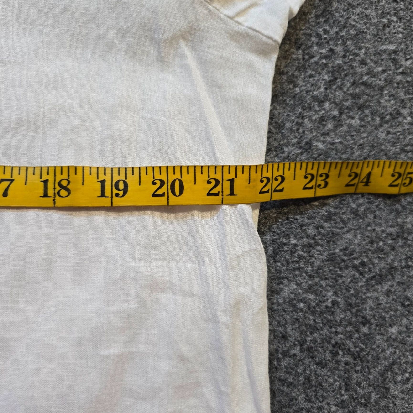 Vintage Pilcro Womens Button-Up Linen White Ruffle Front Casual Shirt Size M Spring Bohemian Womens Size M / US 6-8 / IT 42-44 - 5 Thumbnail
