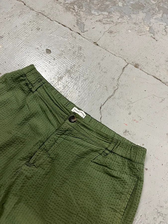 Vintage Edmmond Studios Relief Green Shorts Size US 32 / EU 48 - 6 Thumbnail