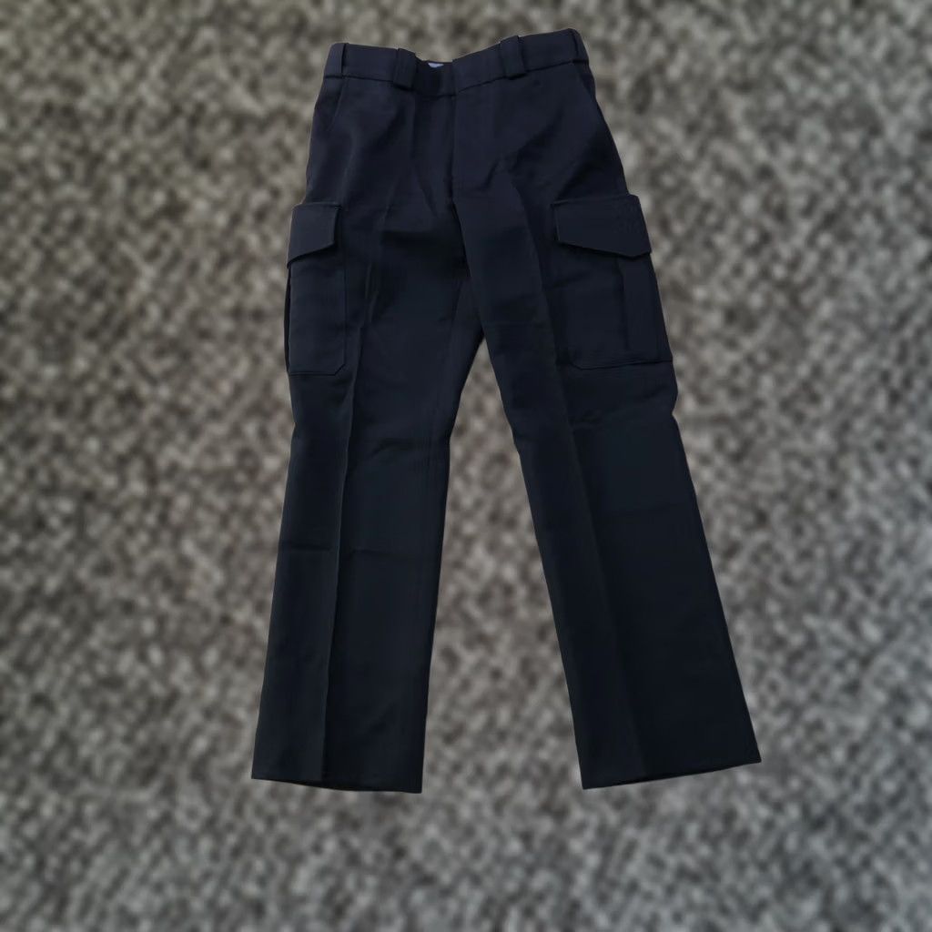 Vintage VINTAGE Blauer Cargo Pants Womens 4 Black Straight leg Cargo Pants tactical police Size 27" / US 4 / IT 40 - 1 Thumbnail