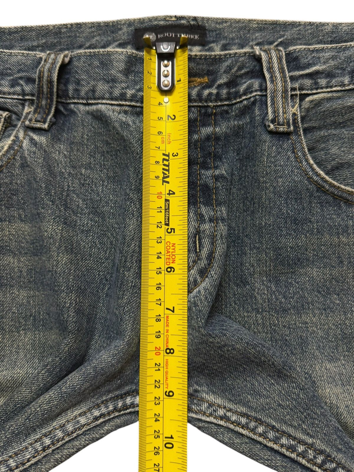 Full Count & Co. Vintage Japanese Brand Blue Faded Wash Distressed Loose Fits Size US 32 / EU 48 - 11 Thumbnail
