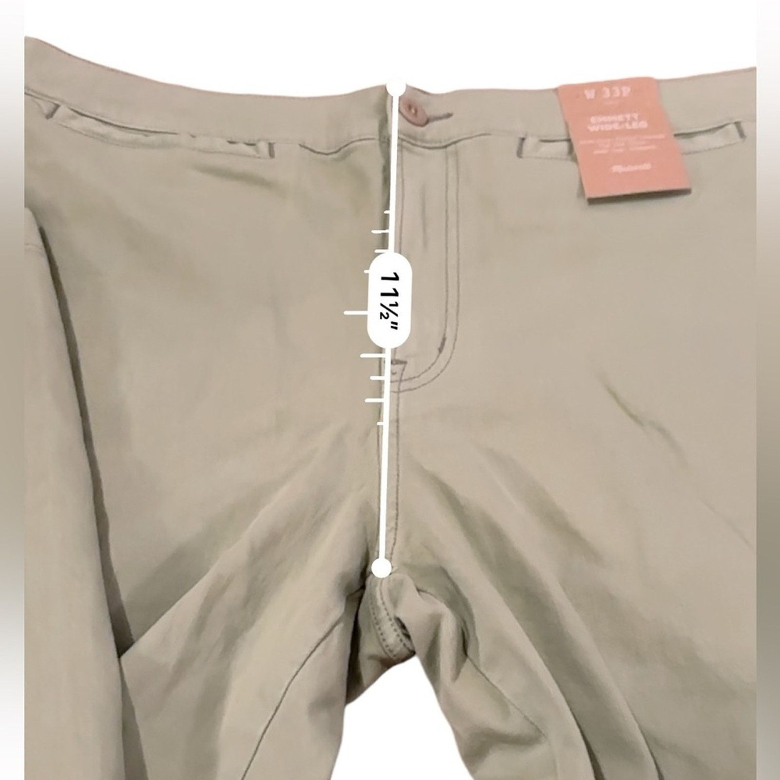 Madewell Madewell The Petite Emmett Wide-Leg Crop Jeans Sz 33 Size 36" / US 14 / IT 50 - 13 Thumbnail