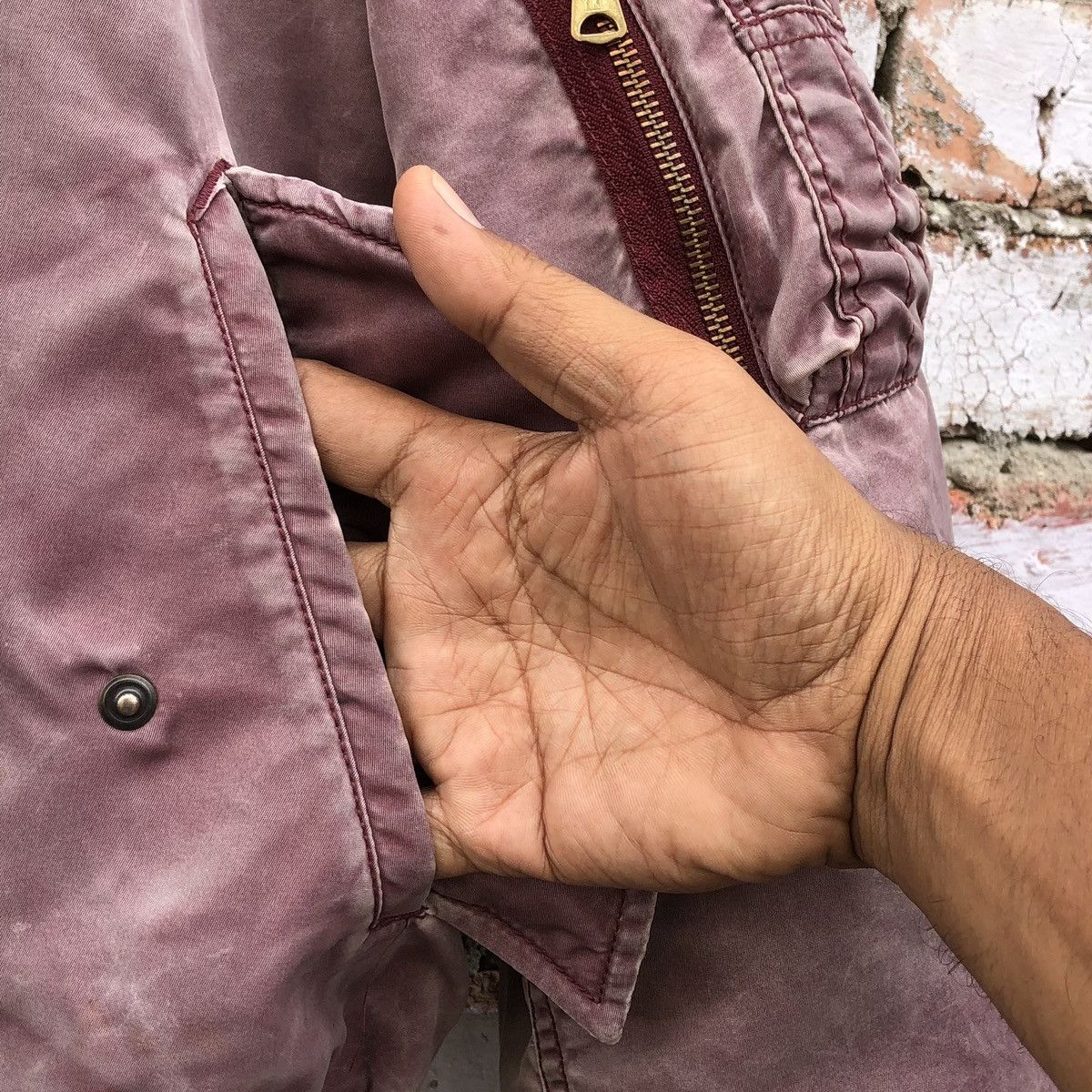 Vintage Vintage Sun Faded Flyers Man Intermediate Ma-1 Bomber Jacket Size US M / EU 48-50 / 2 - 4 Thumbnail