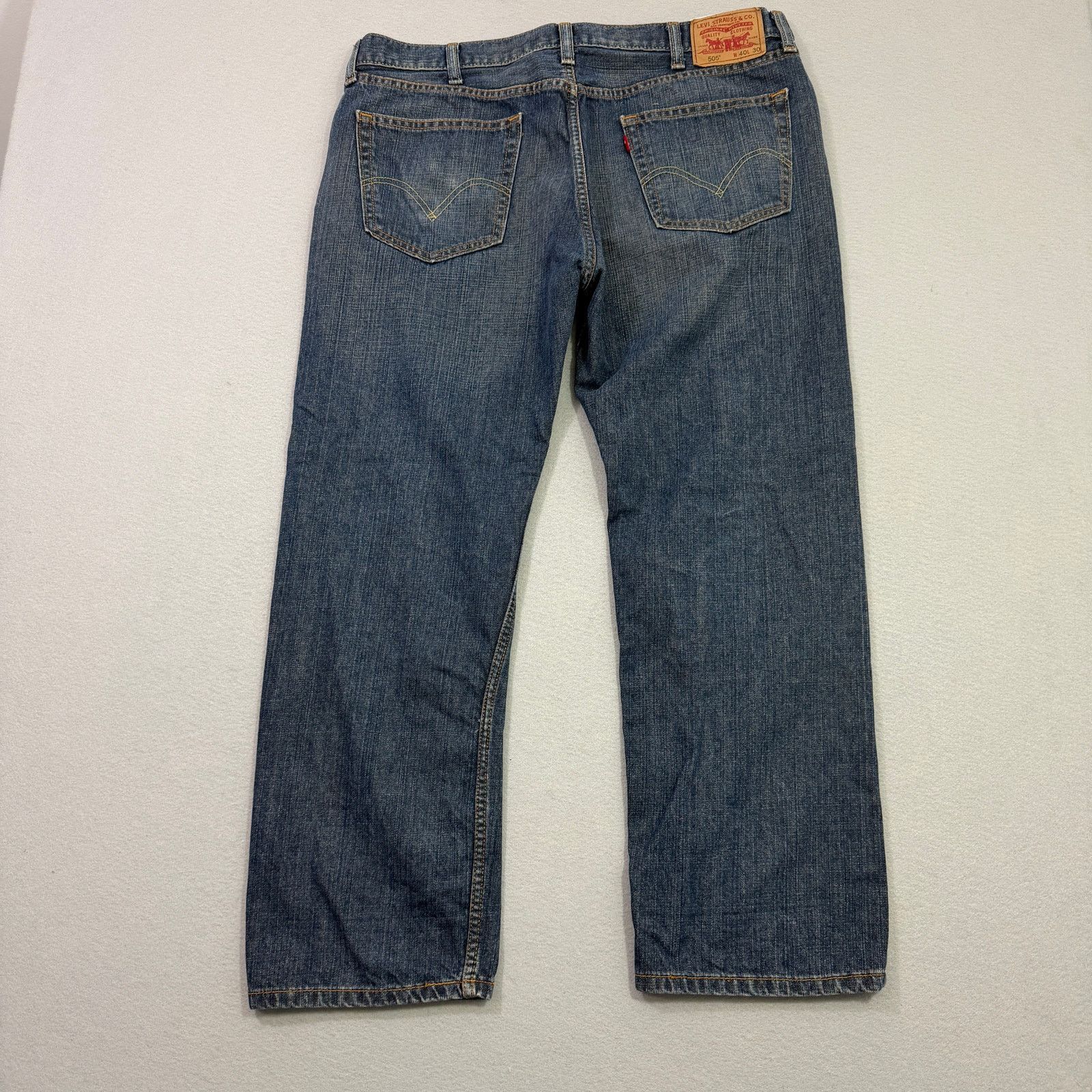 Levi's Vintage Levis 505 Jeans Men's 40x30 Blue Denim Straight y2k Size US 40 / EU 56 - 7 Thumbnail